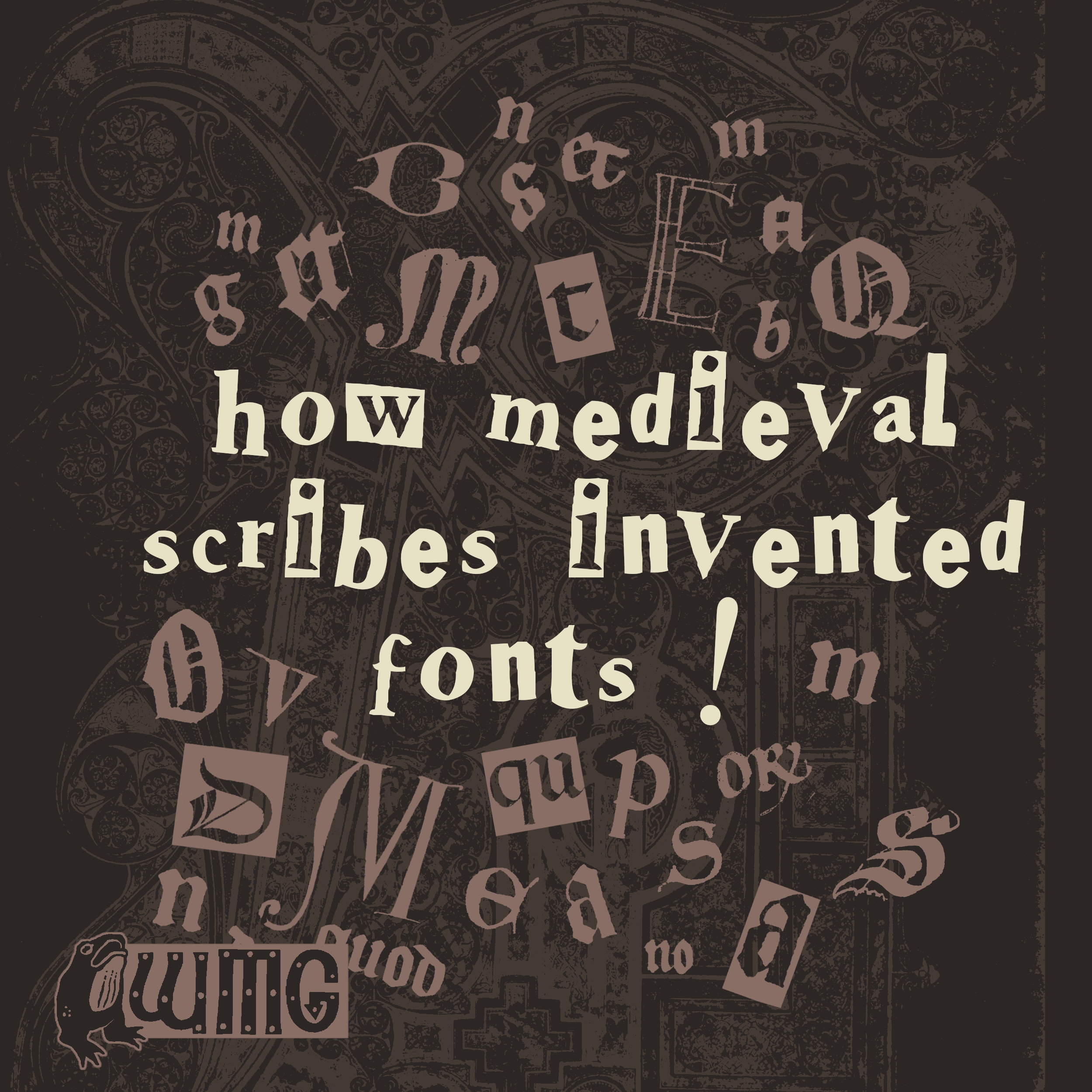 How medieval scribes invented fonts