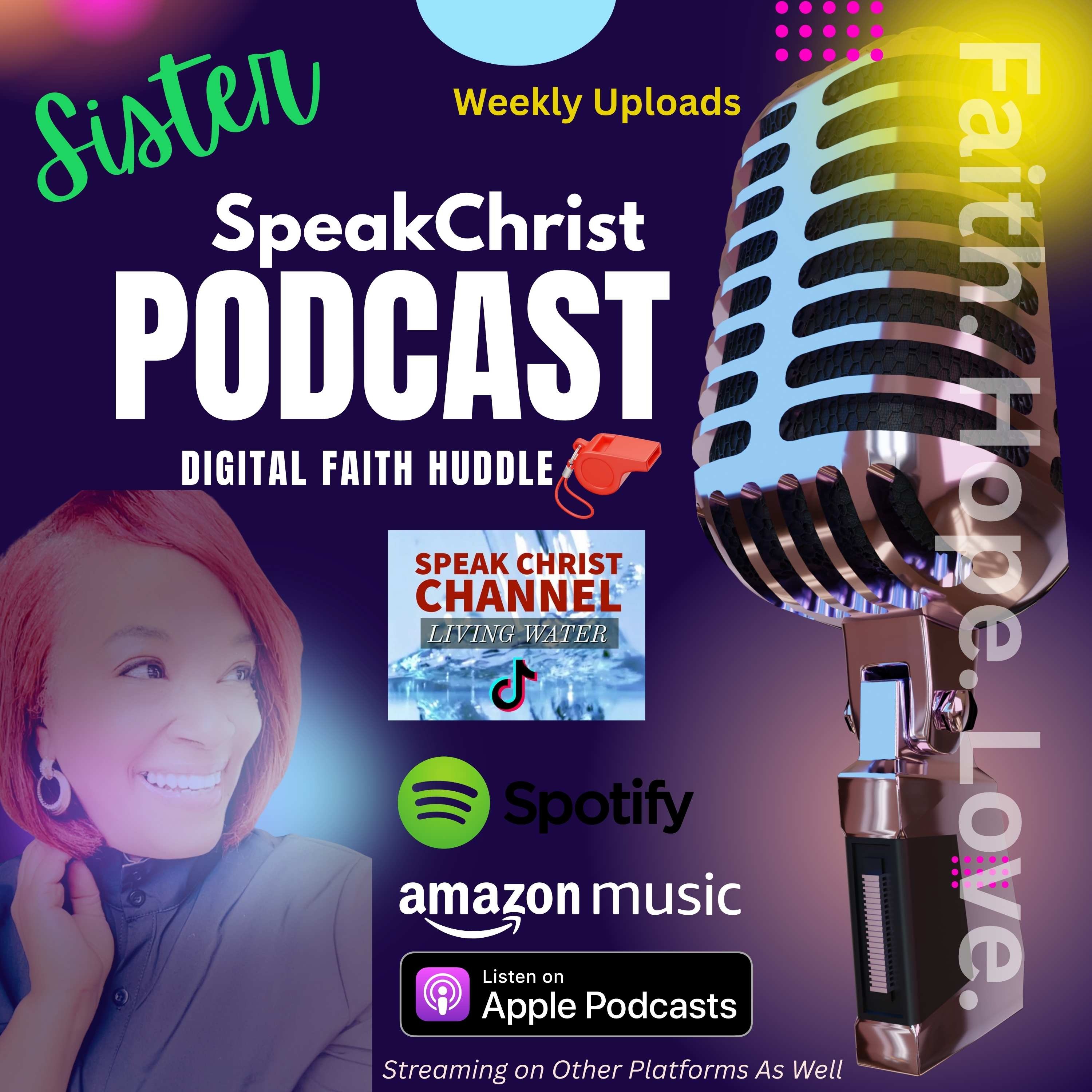 Welcome to SpeakChrist Faith Talk podcast artwork