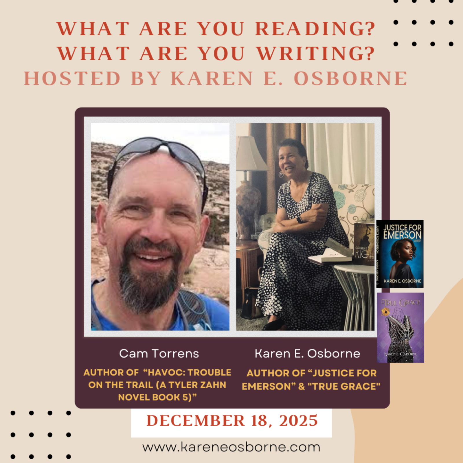 What are You Reading? What are You Writing? with Karen E. Osborne