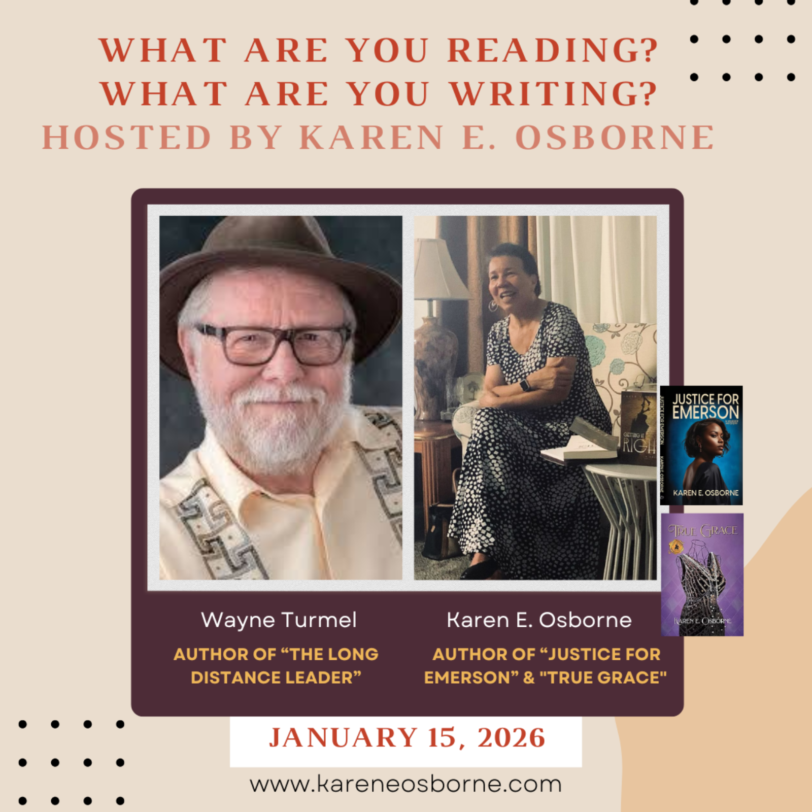 What are You Reading? What are You Writing? with Karen E. Osborne
