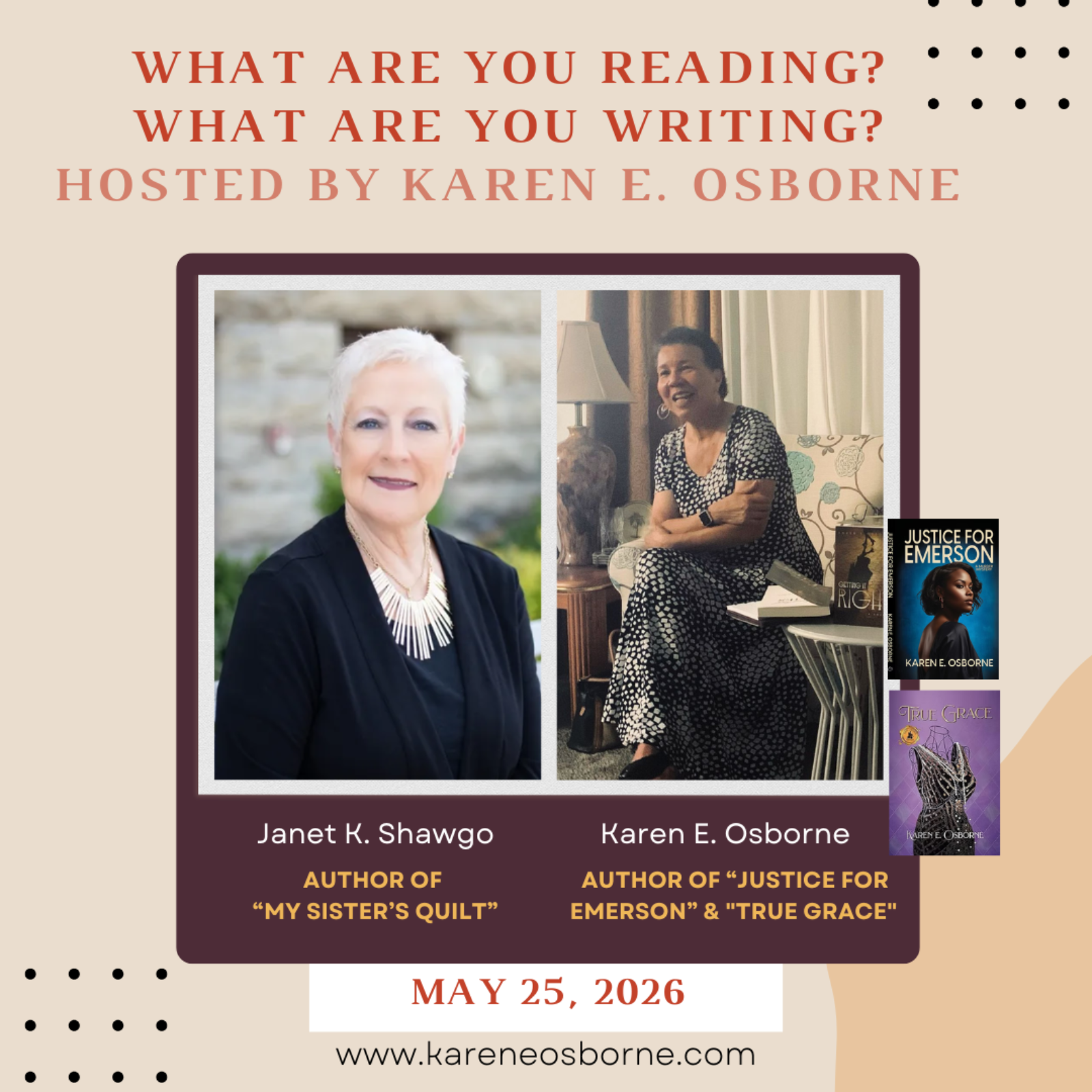 What are You Reading? What are You Writing? with Janet Shawgo episode artwork