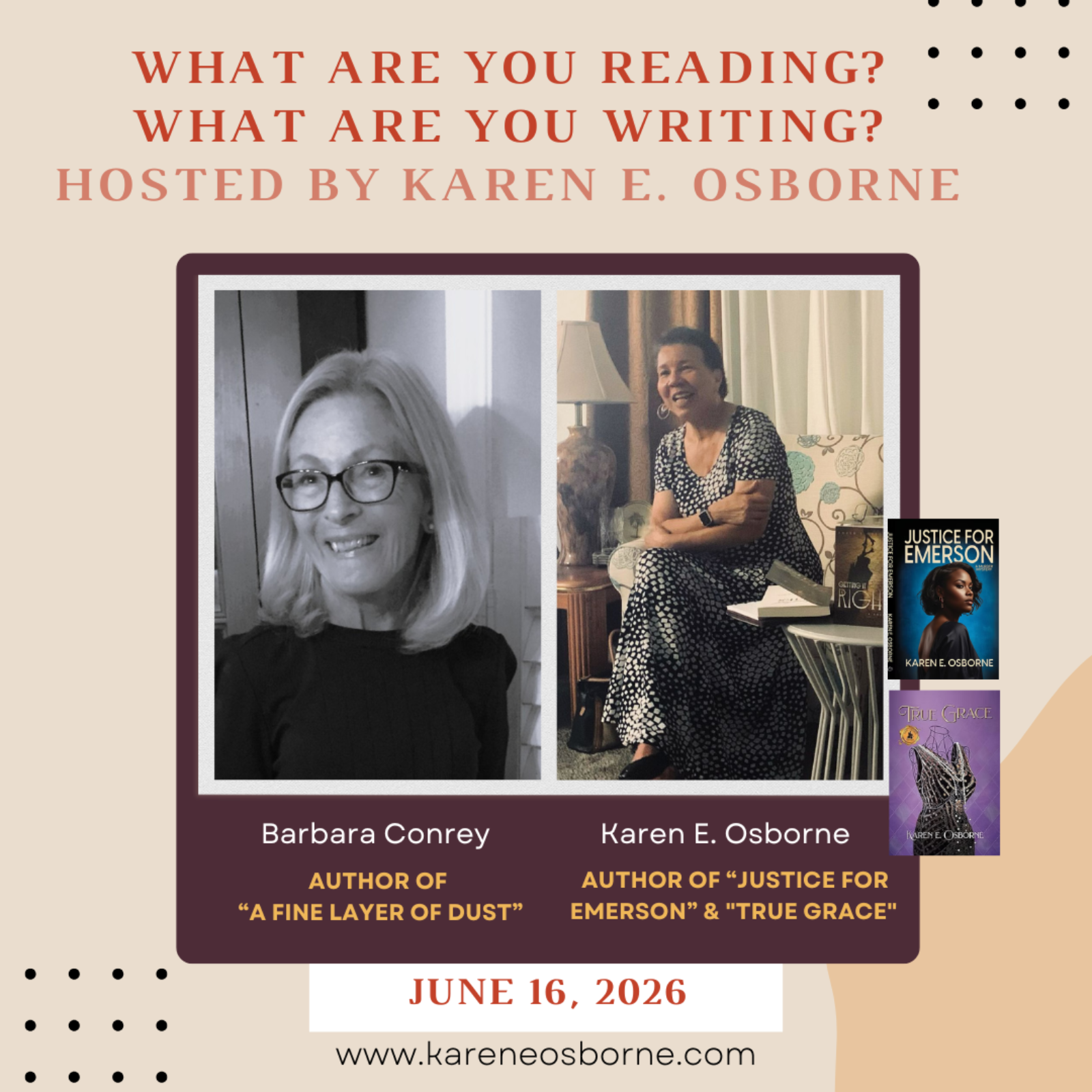 What are You Reading? What are You Writing? with Barbara Conrey episode artwork