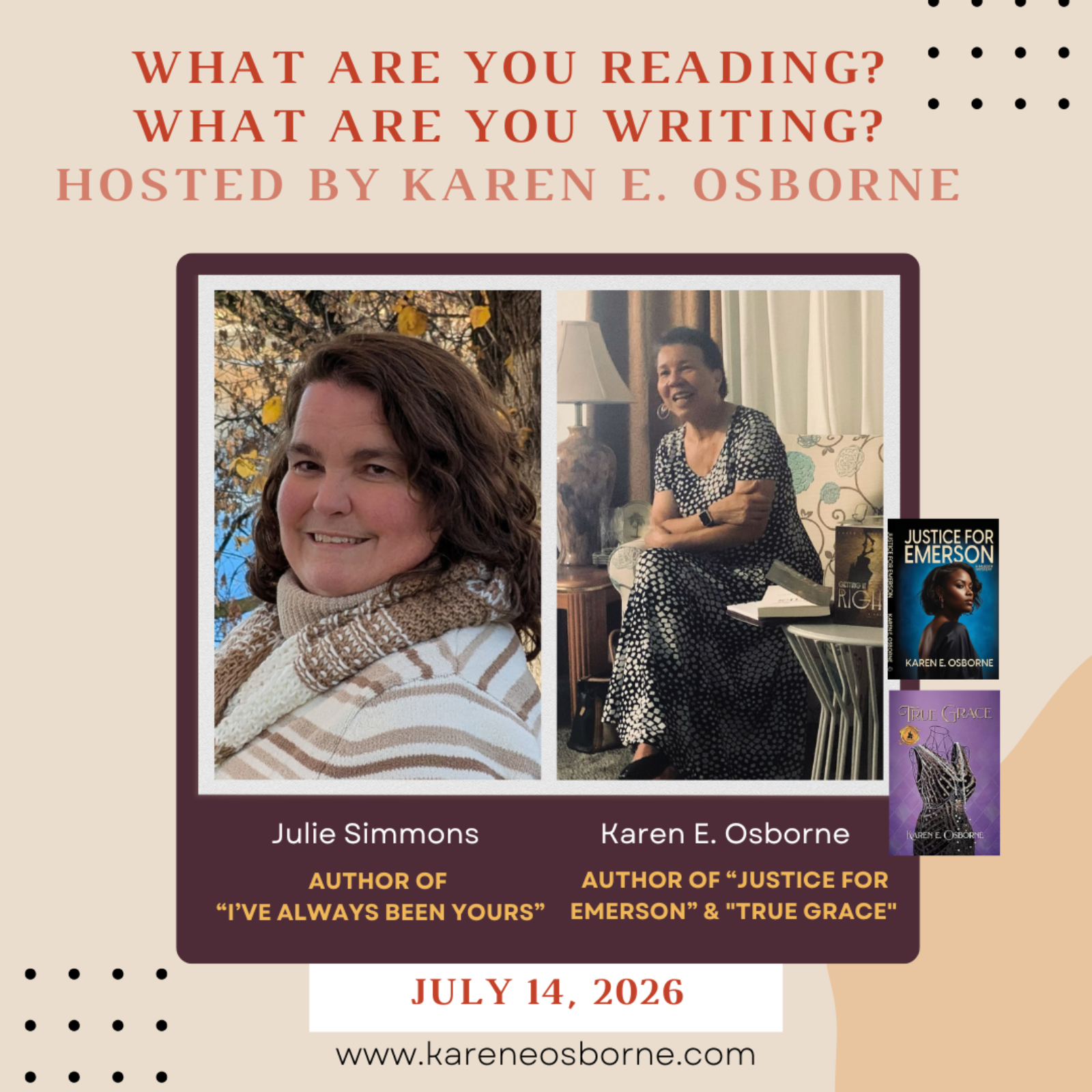 What are You Reading? What are You Writing? with Julie Simmons episode artwork