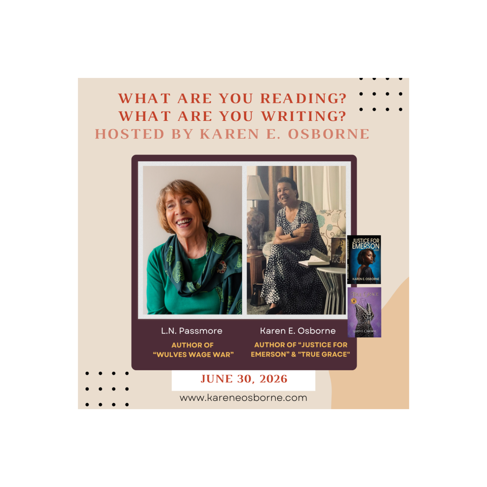 What are You Reading? What are You Writing? with L.N. Passmore episode artwork