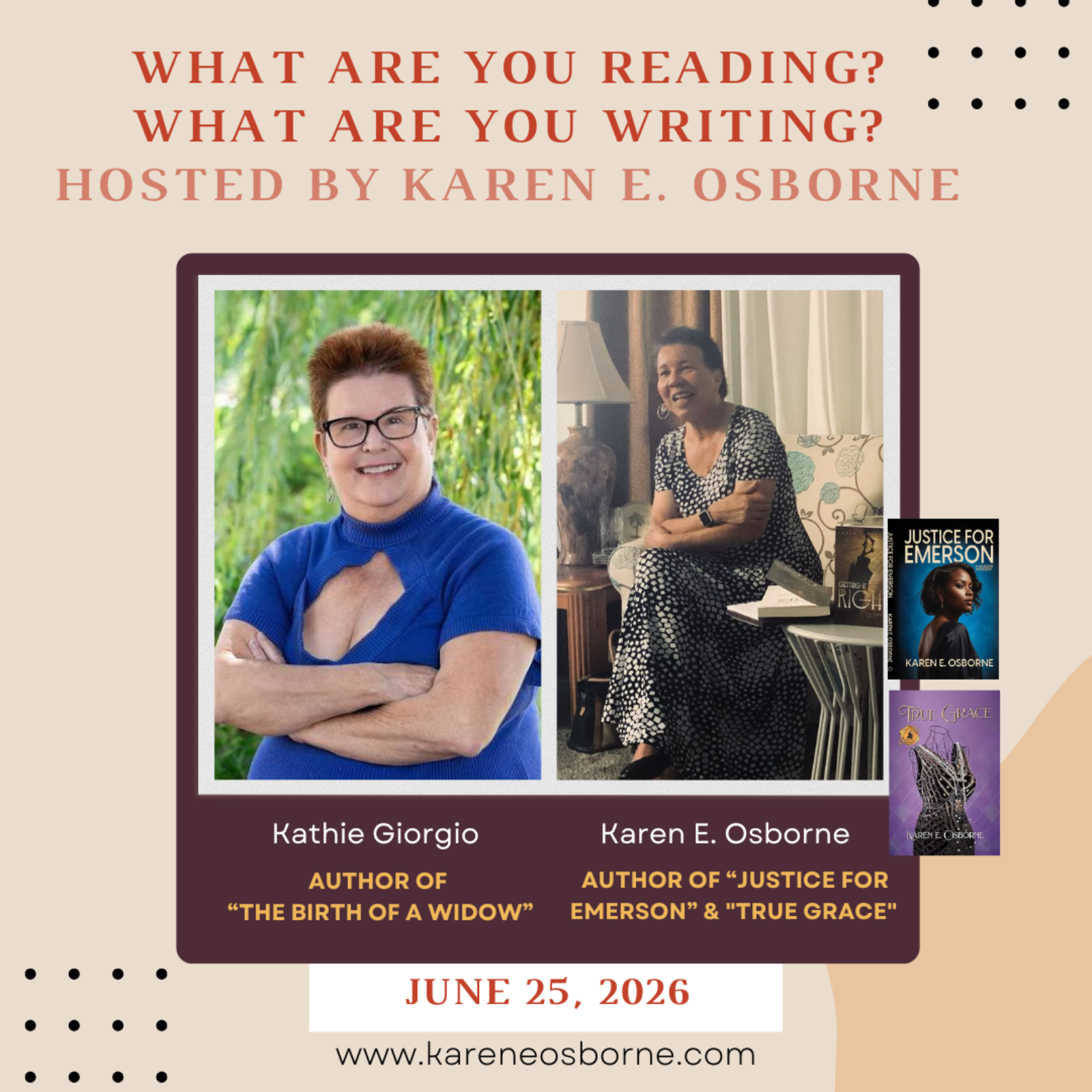 What are You Reading? What are You Writing? with Kathie Giorgio episode artwork