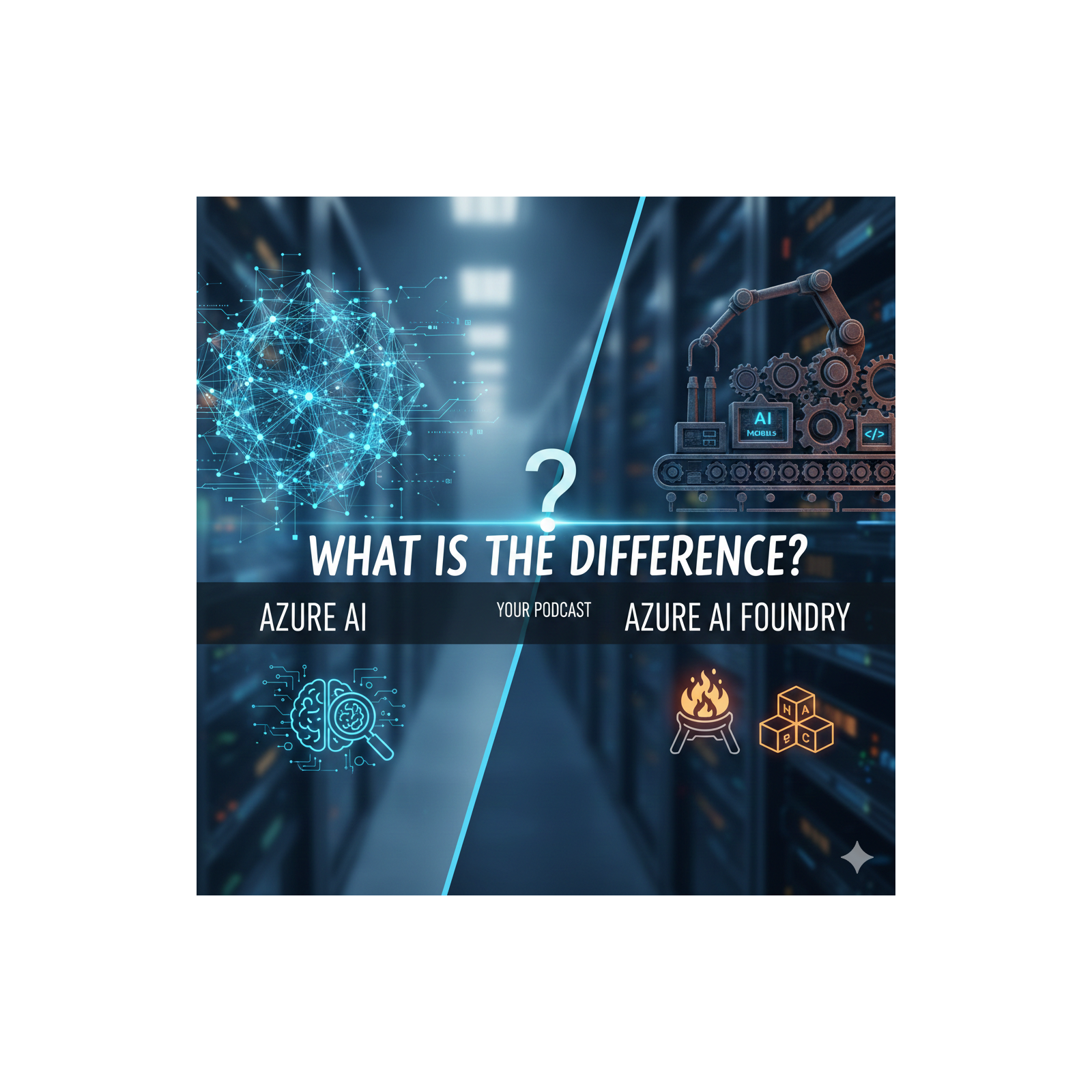 What is the difference between Azure AI and Azure AI Foundry cover art