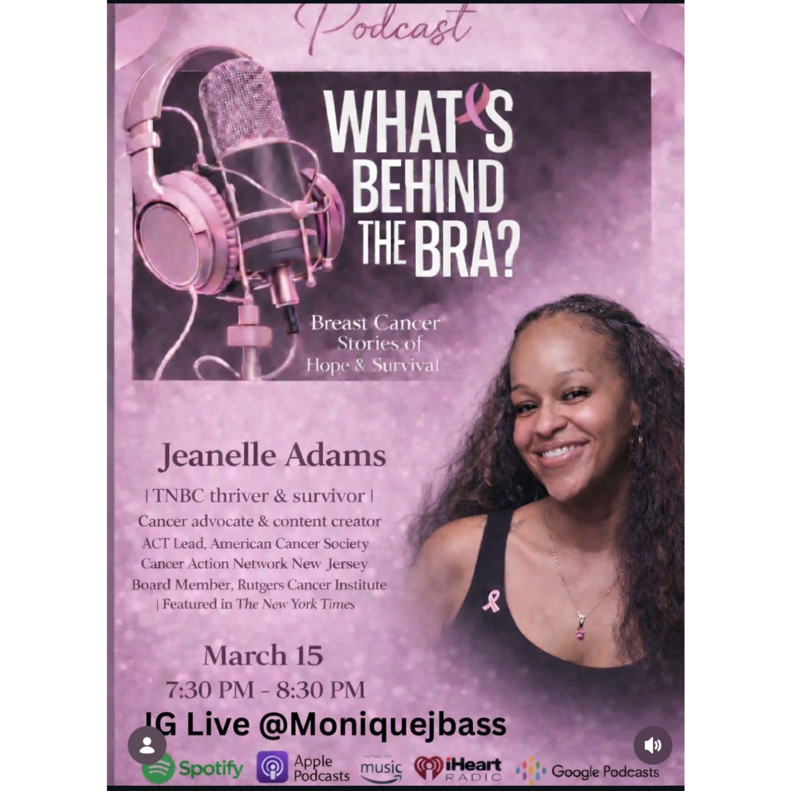 Stage 3 Triple-Negative Breast Cancer at 33 | Jeanelle Adams’ Survivor & Advocacy Story