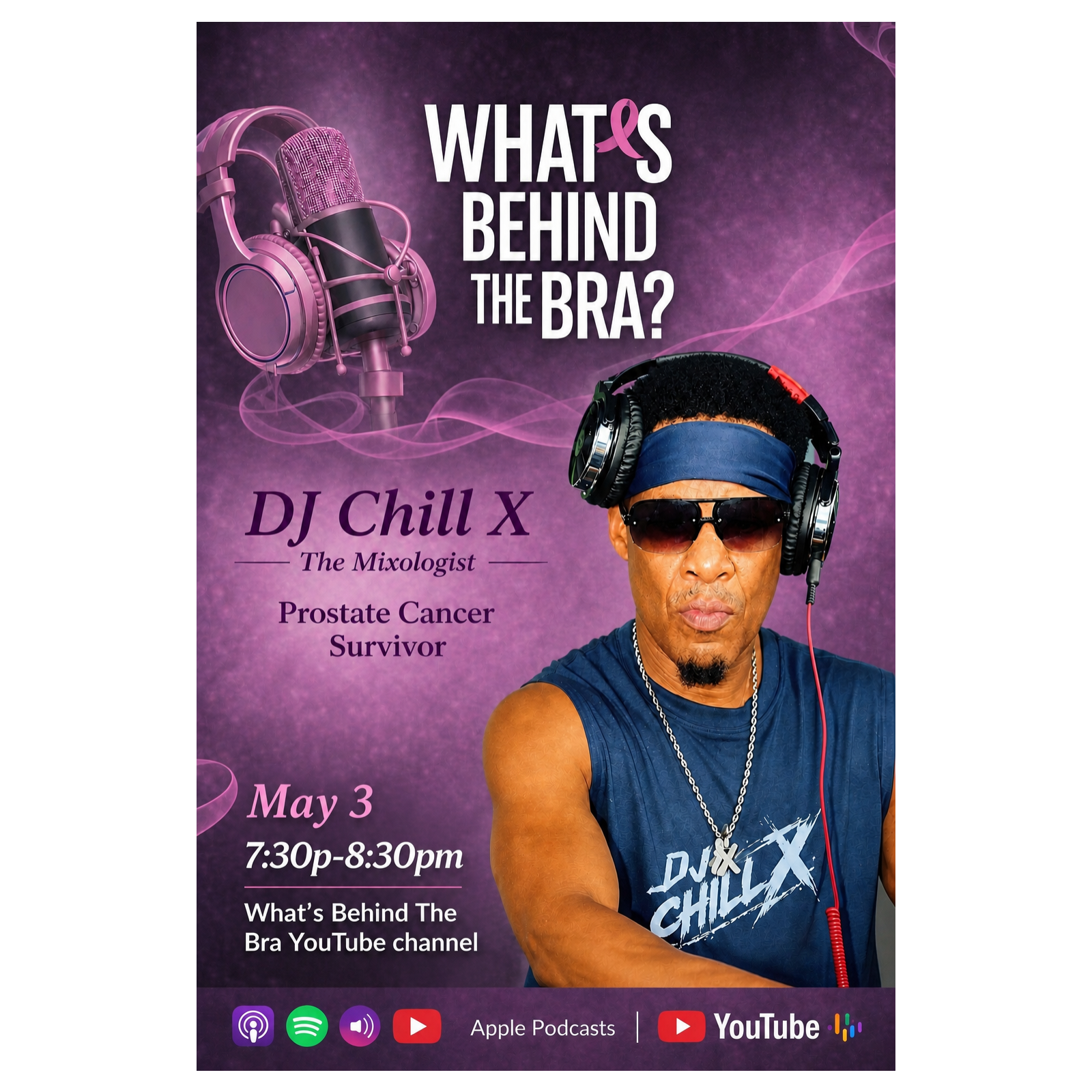     Behind the Music with DJ Chill X – A Prostate Cancer Survivor Story episode artwork