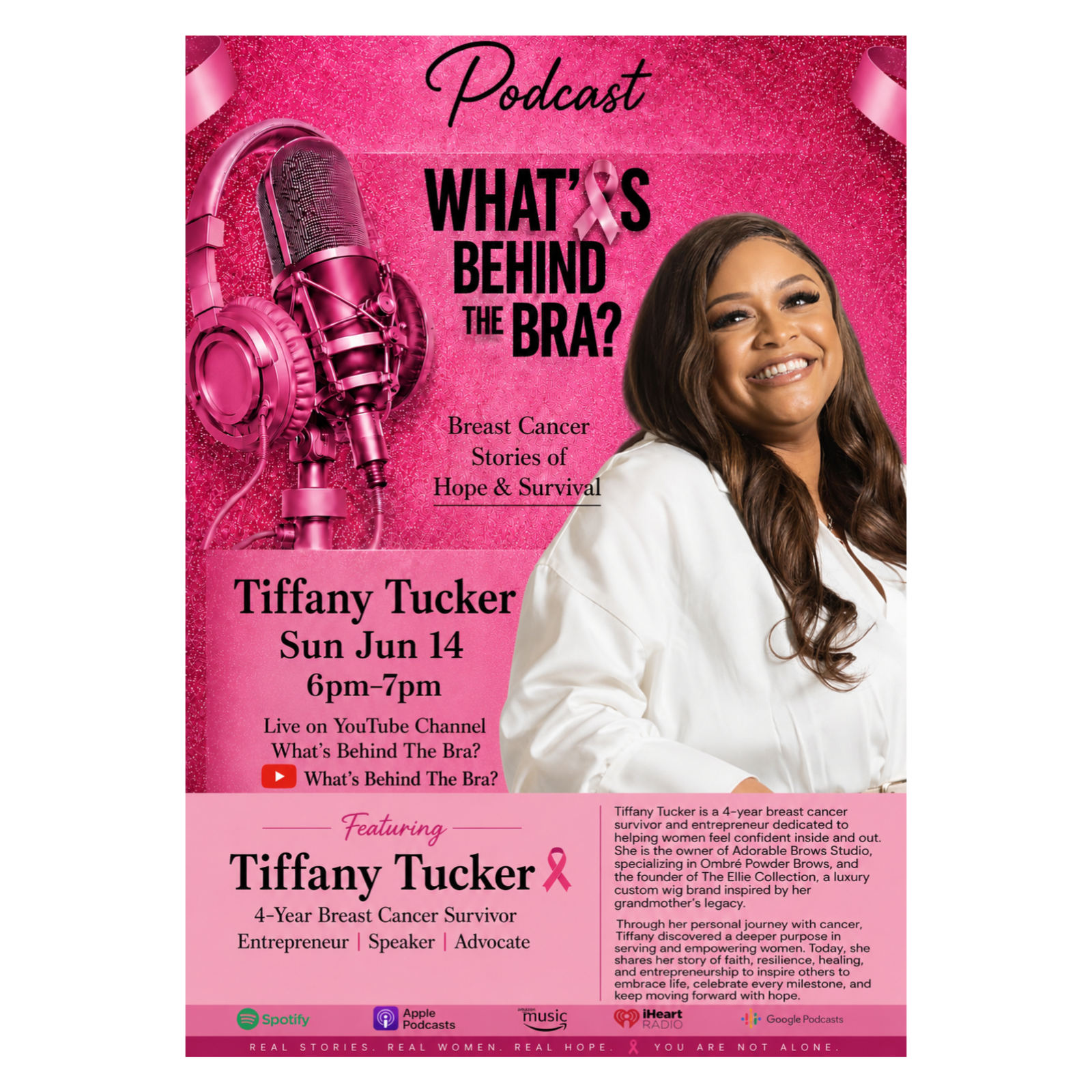 Tiffany Tucker on Breast Cancer, Healing & Entrepreneurship episode artwork
