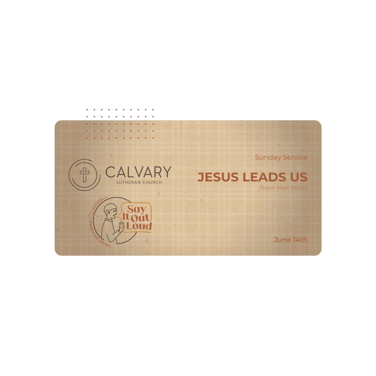 JESUS LEADS US (GUEST PASTOR) episode artwork