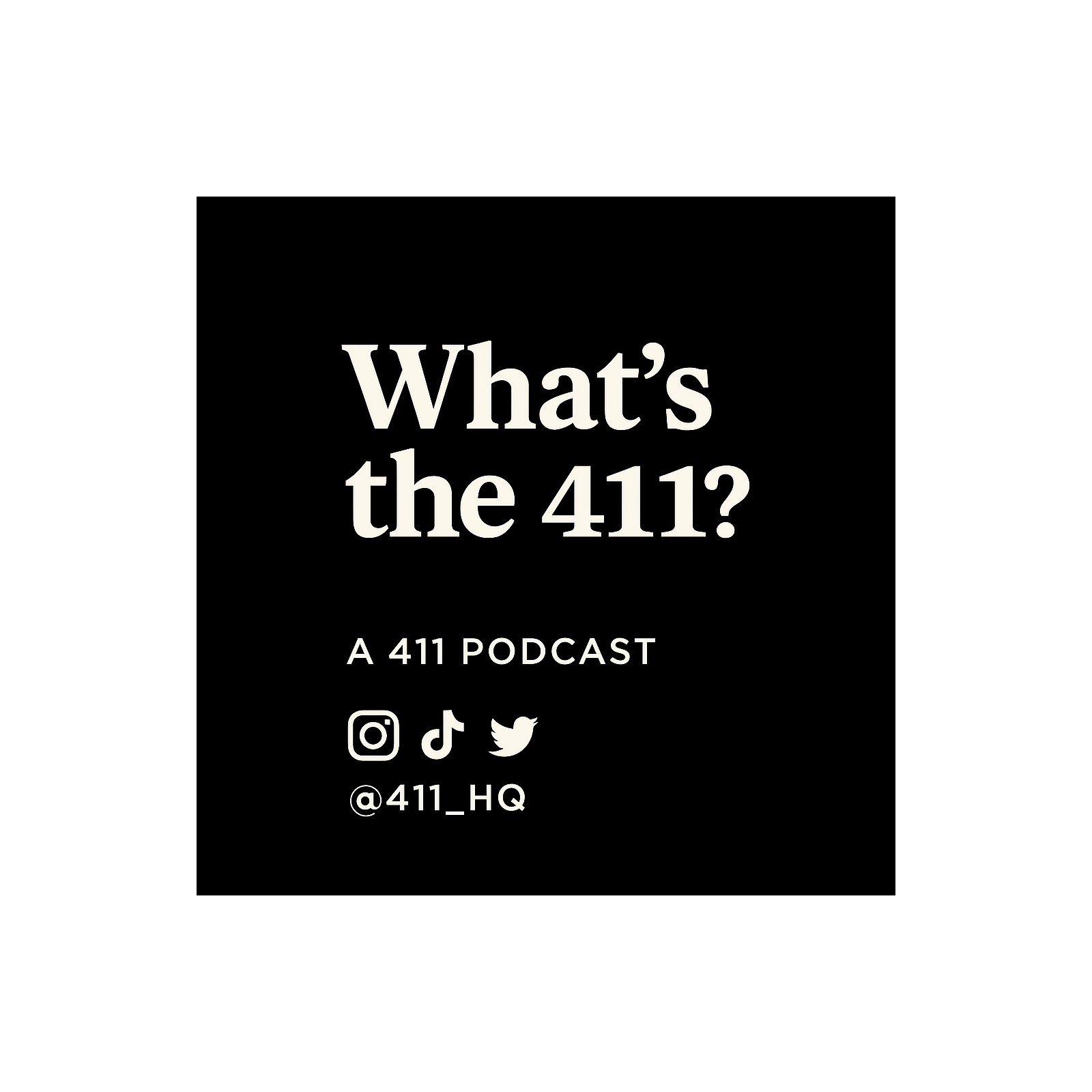 What's the 411?