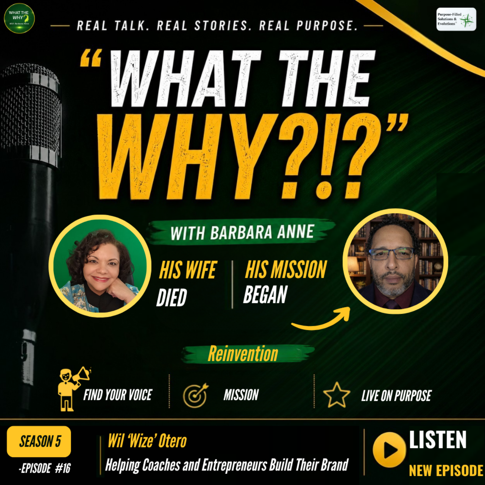 From Grief to Purpose: How Wil “Wize” Otero Rebuilt His Life After Devastating Loss episode artwork