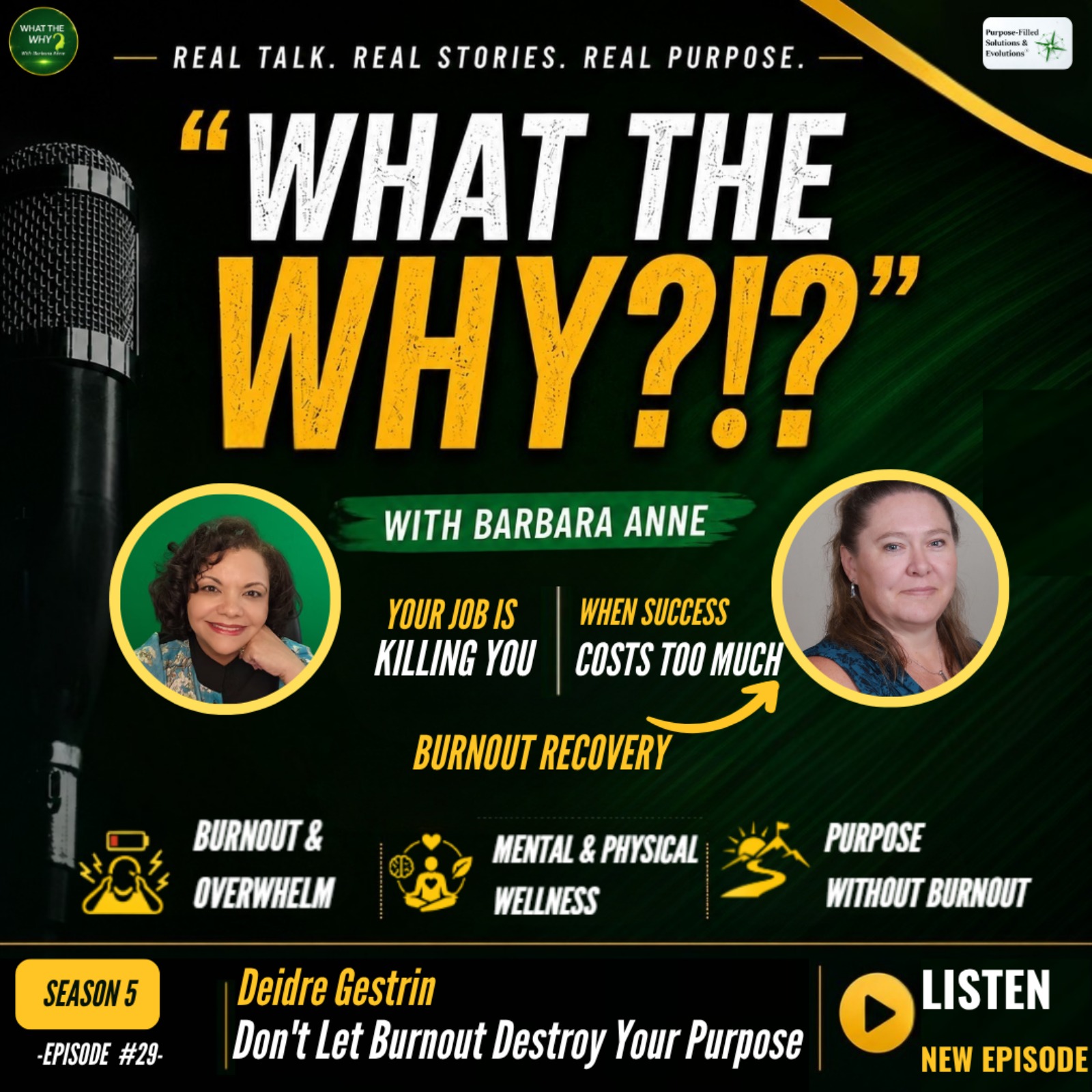 Your Job Is Killing You: How to Recover From Burnout Without Losing Your Purpose | Deidre Gestrin