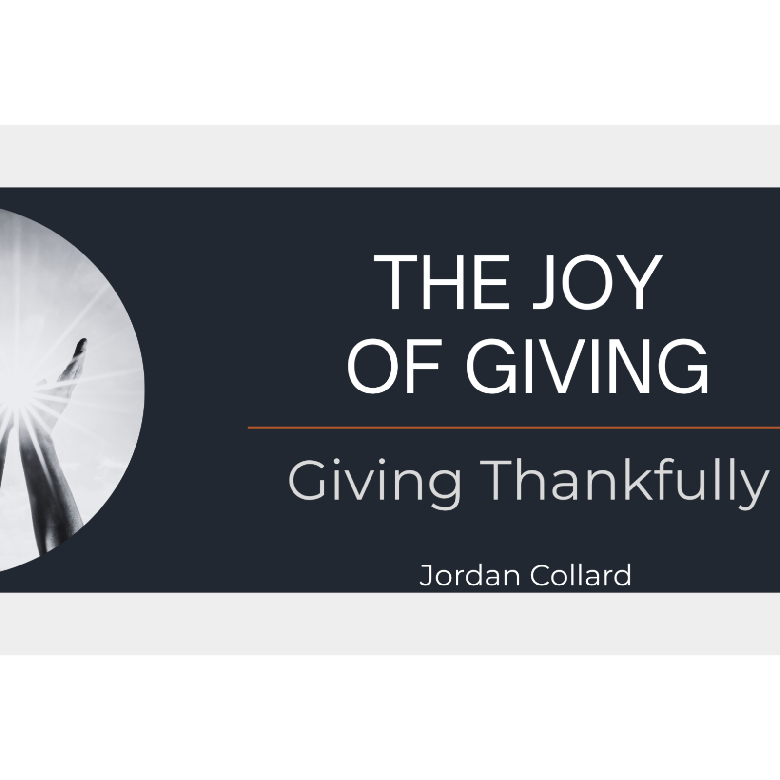 The Joy of Giving episode artwork