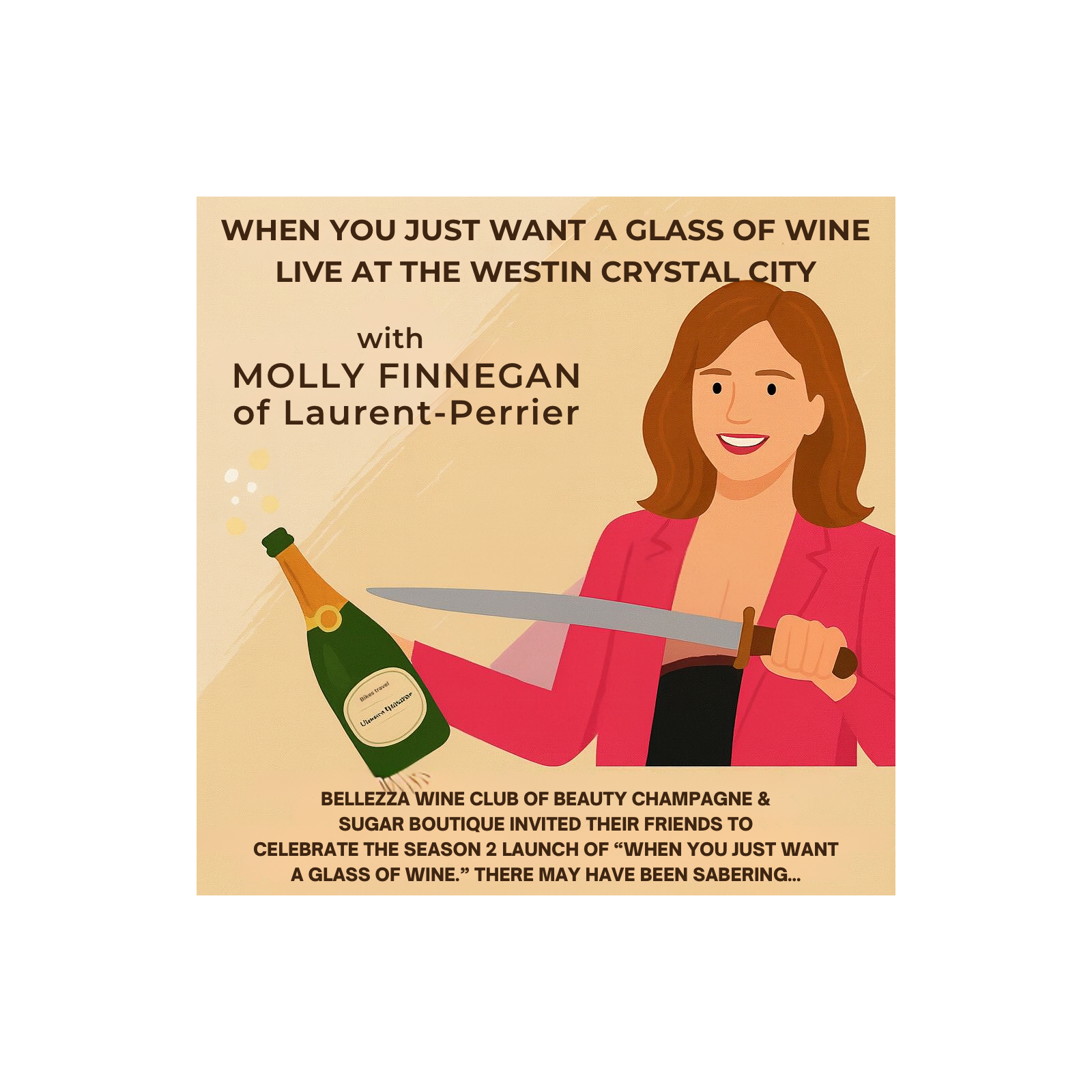 S2 E1-Live Launch of Season 2 with Molly Finnegan of Laurent Perrier