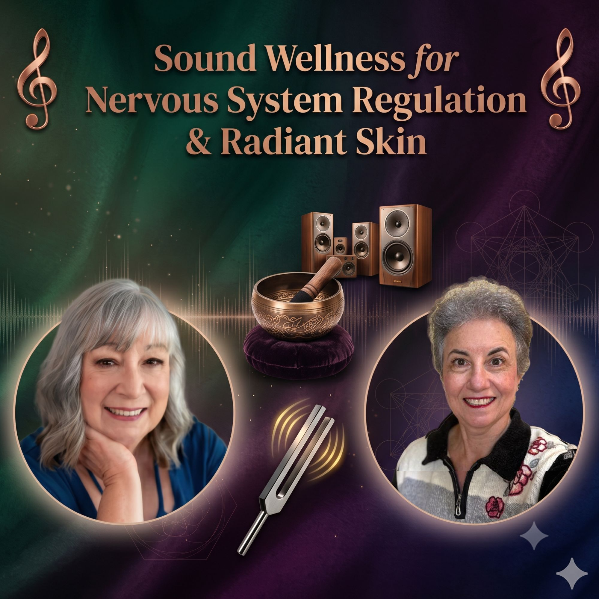 Sound Wellness for Nervous System Regulation & Radiant Skin | Sharon Carne episode artwork