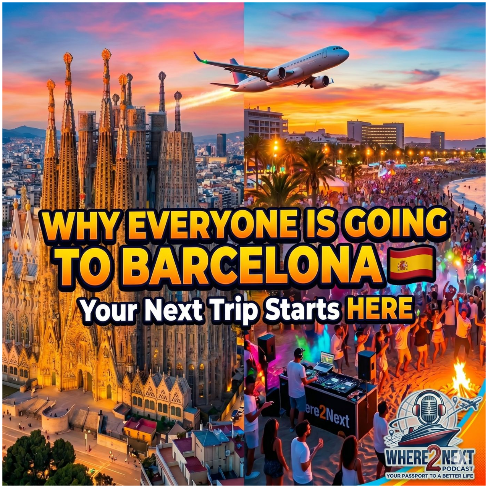 Why Barcelona, Spain Should Be Your Next Trip (Travel Guide + Hidden Gems! episode artwork