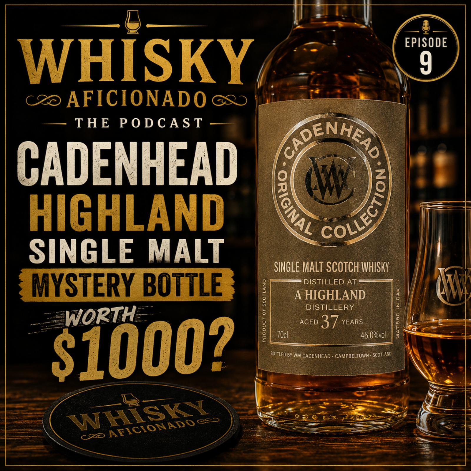 Whiskey aficionado - Cadenhead' Mystery Highland distillery $1000 Whisky episode artwork