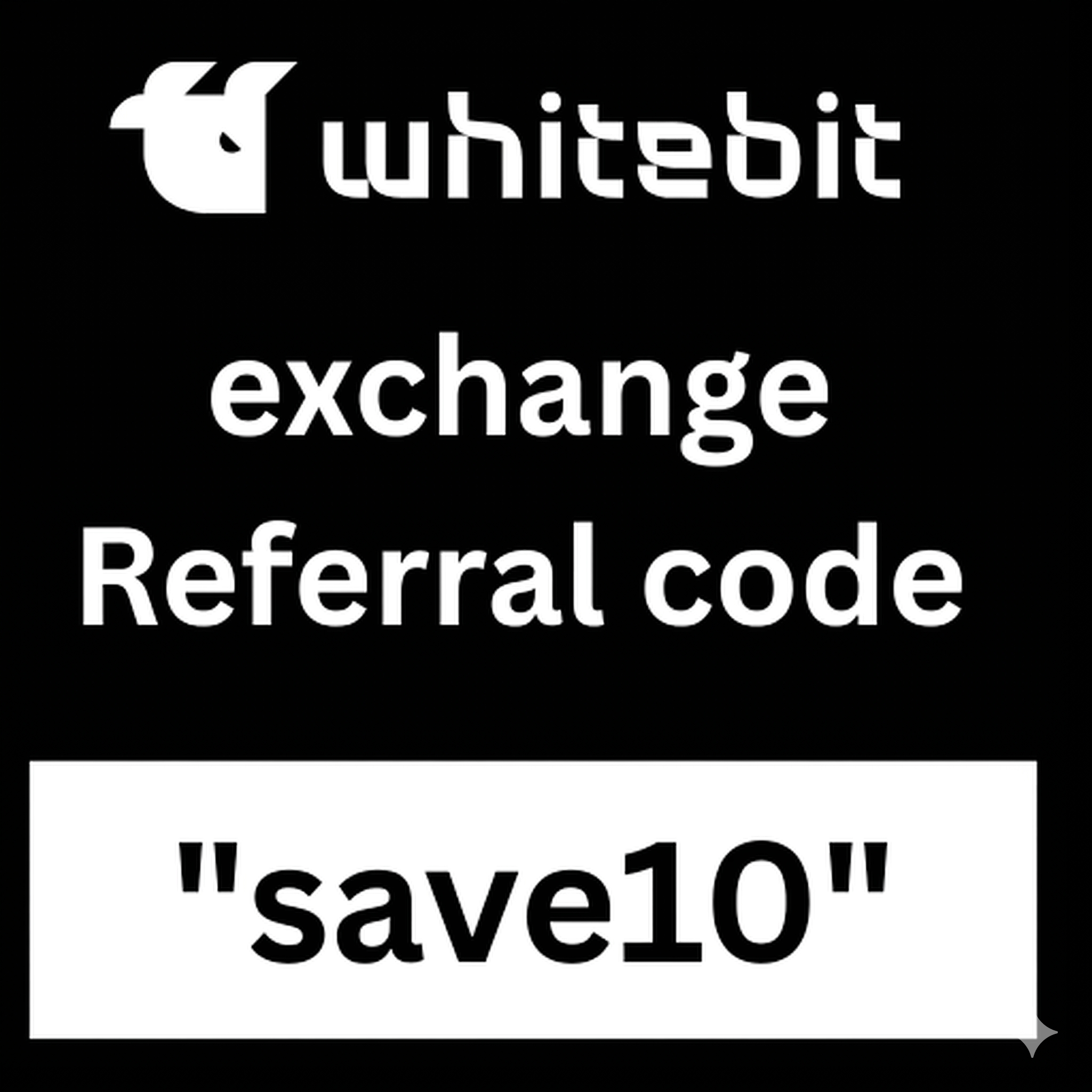 WhiteBIT Exchange Empfehlungscode "save10" – Erhalten Sie 20 % Rabatt auf Handelsgebühren