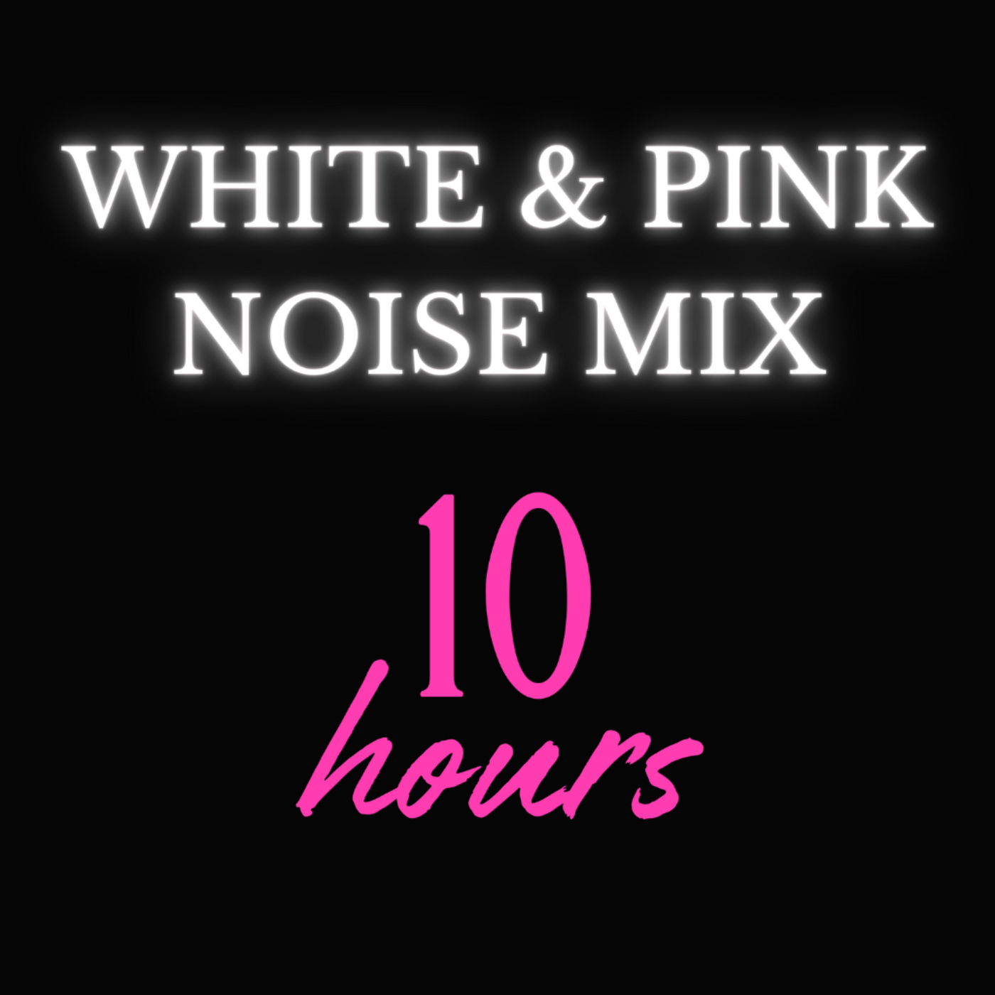 White and Pink Noise Fusion (10 Hours) Sleep Sound, Sound Masking