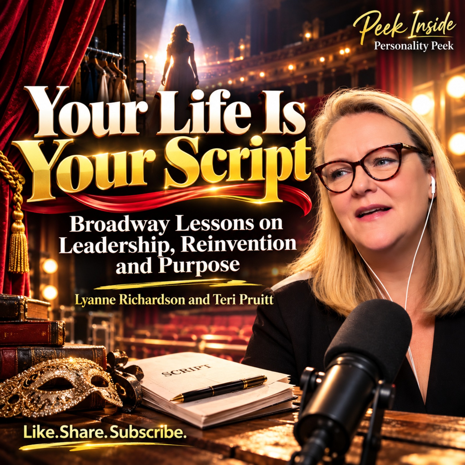 Your Life Is Your Script: Broadway Lessons on Leadership, Reinvention & Purpose | Lyanne Richardson and Teri Pruitt