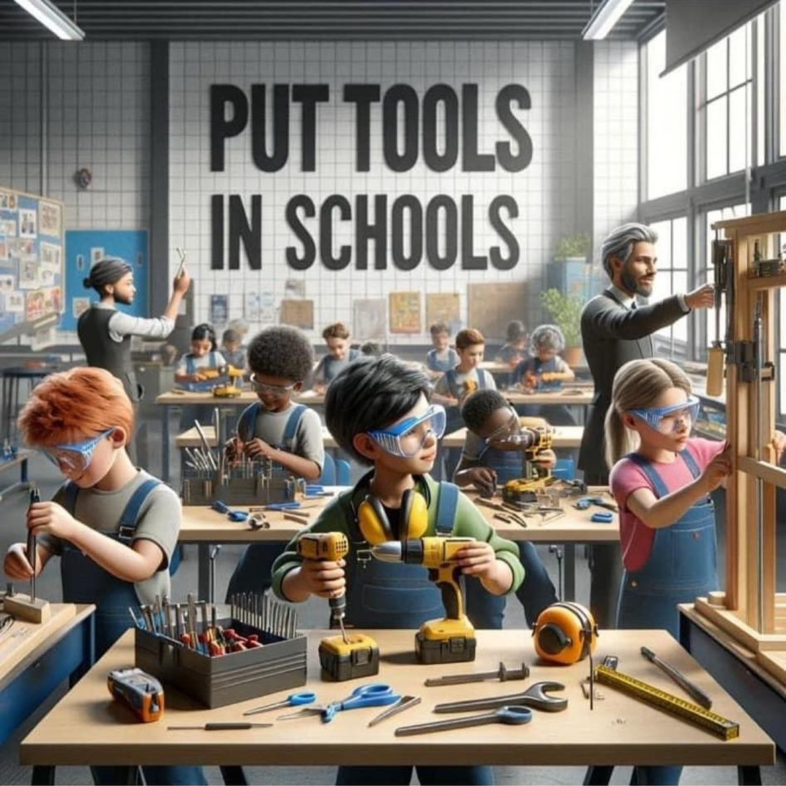 About Your House Radio and Put Tools in Schools cover art