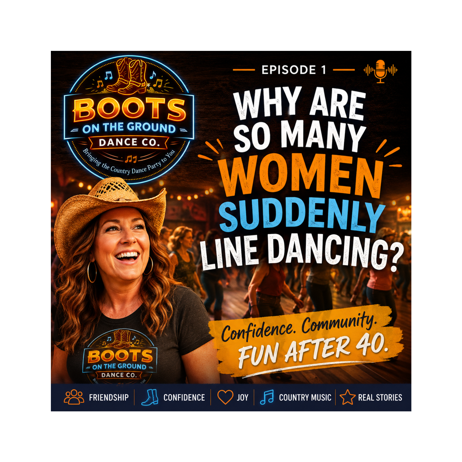 Why Women Are Suddenly Obsessed With Line Dancing | Confidence, Friendship & Midlife Fun episode artwork