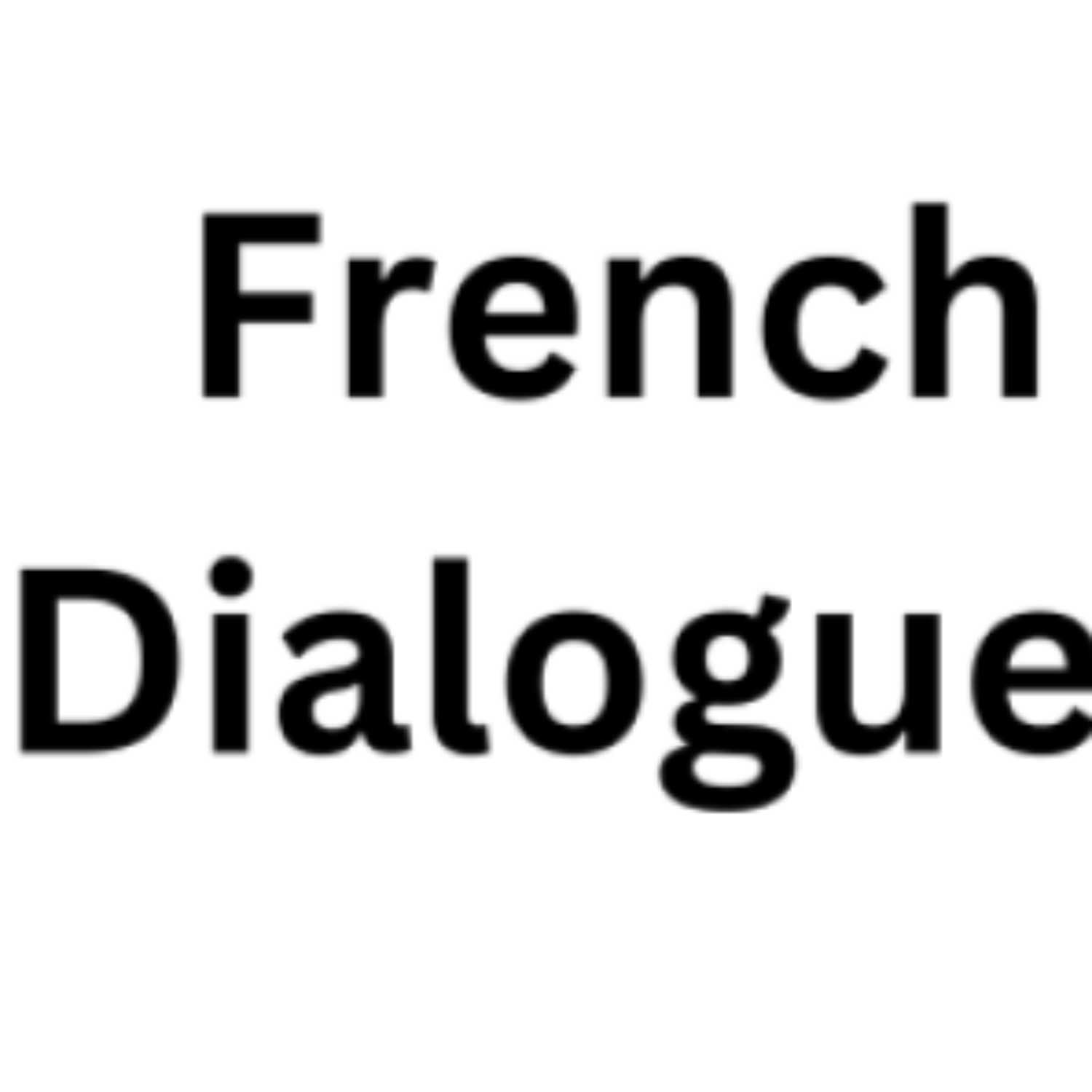 French Dialogues episode 1 podcast artwork