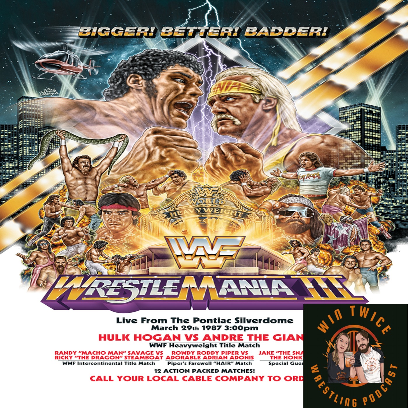 Episode 14 - WWF Wrestlemania 3 (March Through The Manias) episode artwork