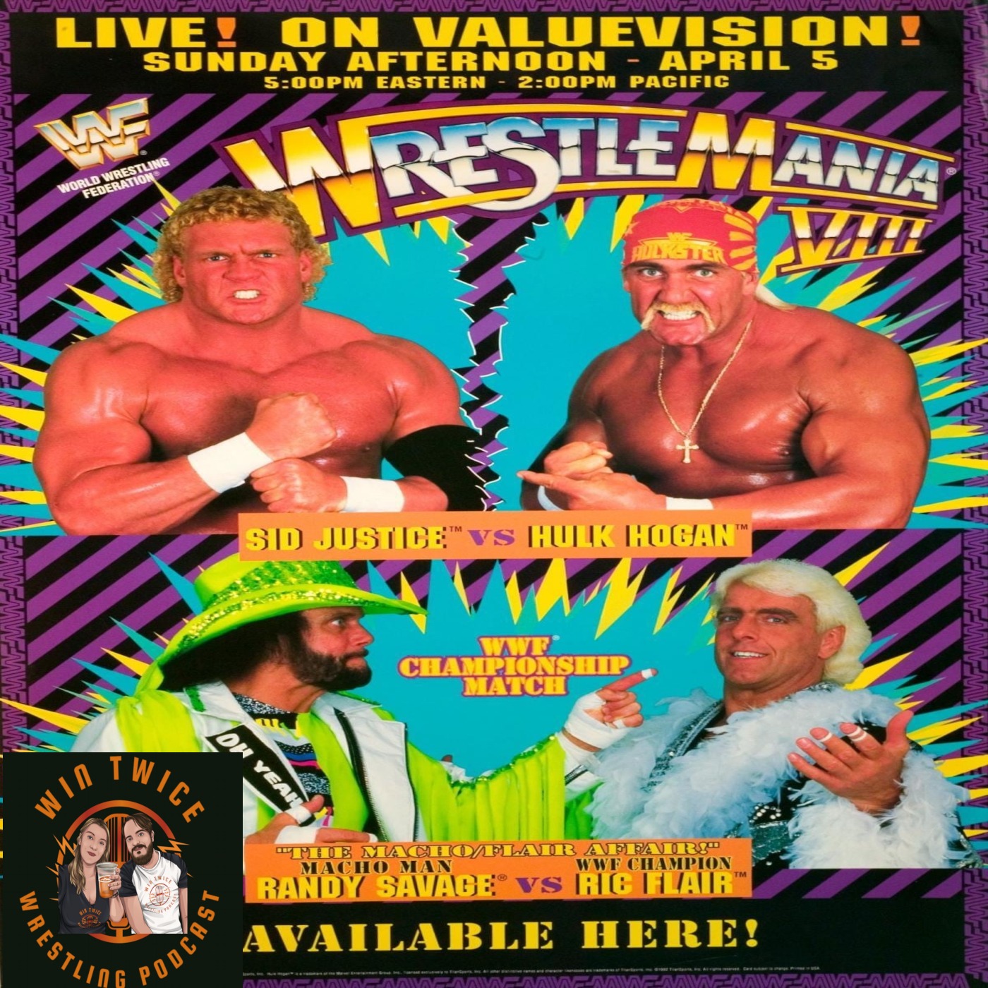 Episode 24 - WWF Wrestlemania 8 (March Through The Manias) episode artwork