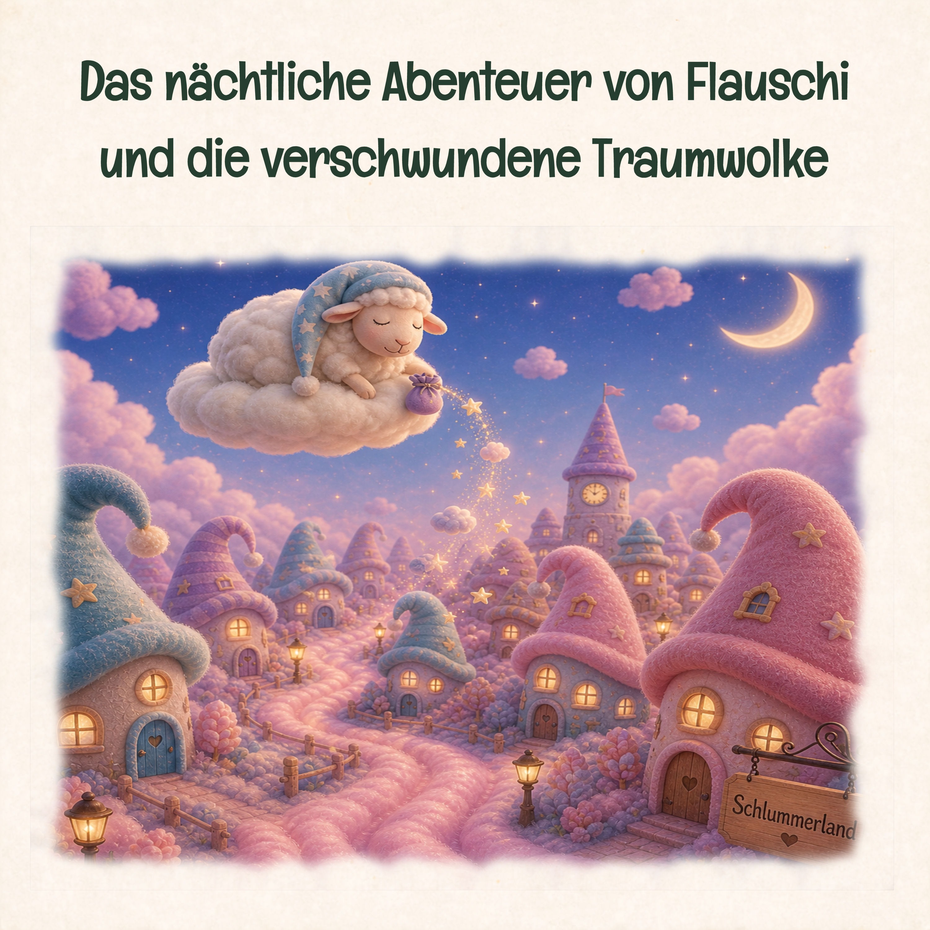 Das nächtliche Abenteuer von Flauschi und der verschwundenen Traumwolke
