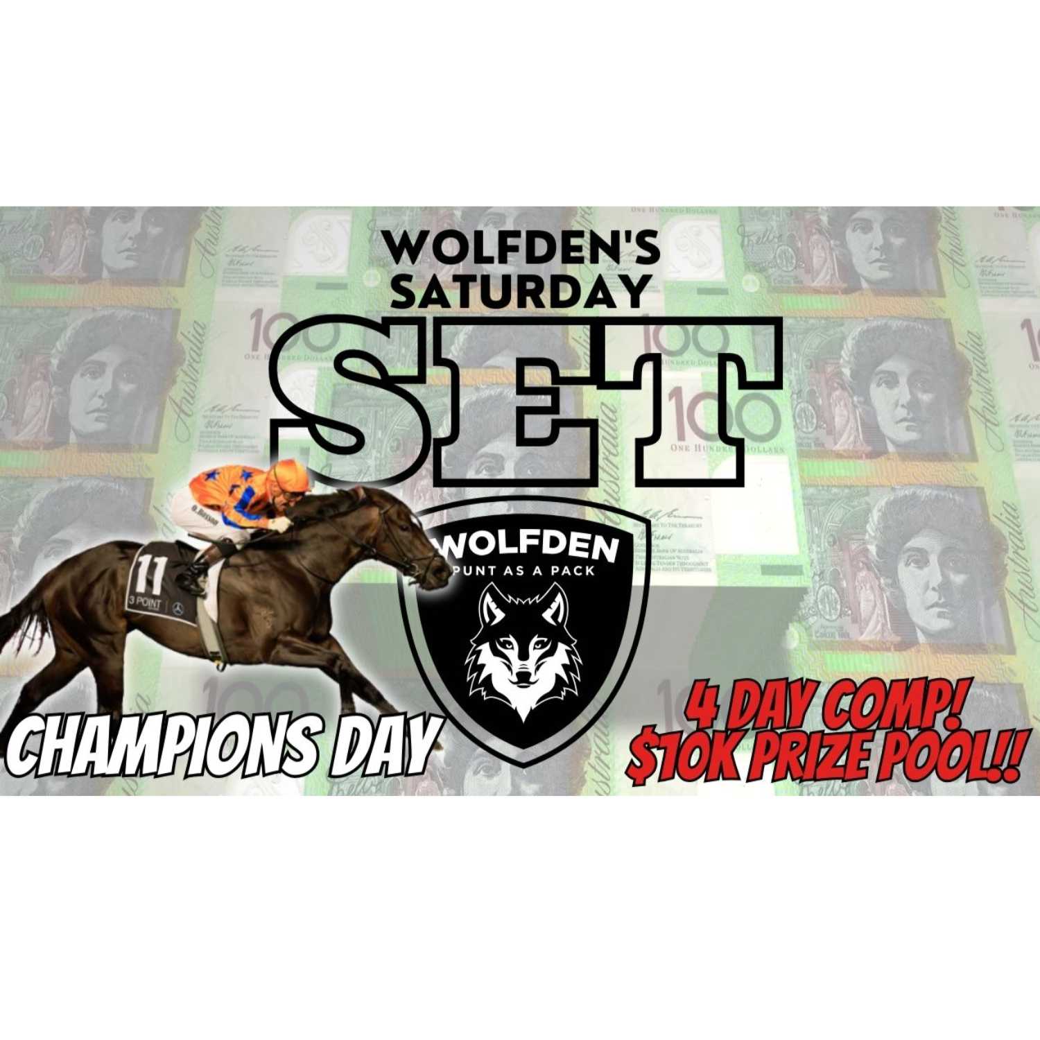 WOLFDEN'S SATURDAY SET: CHAMPIONS DAY