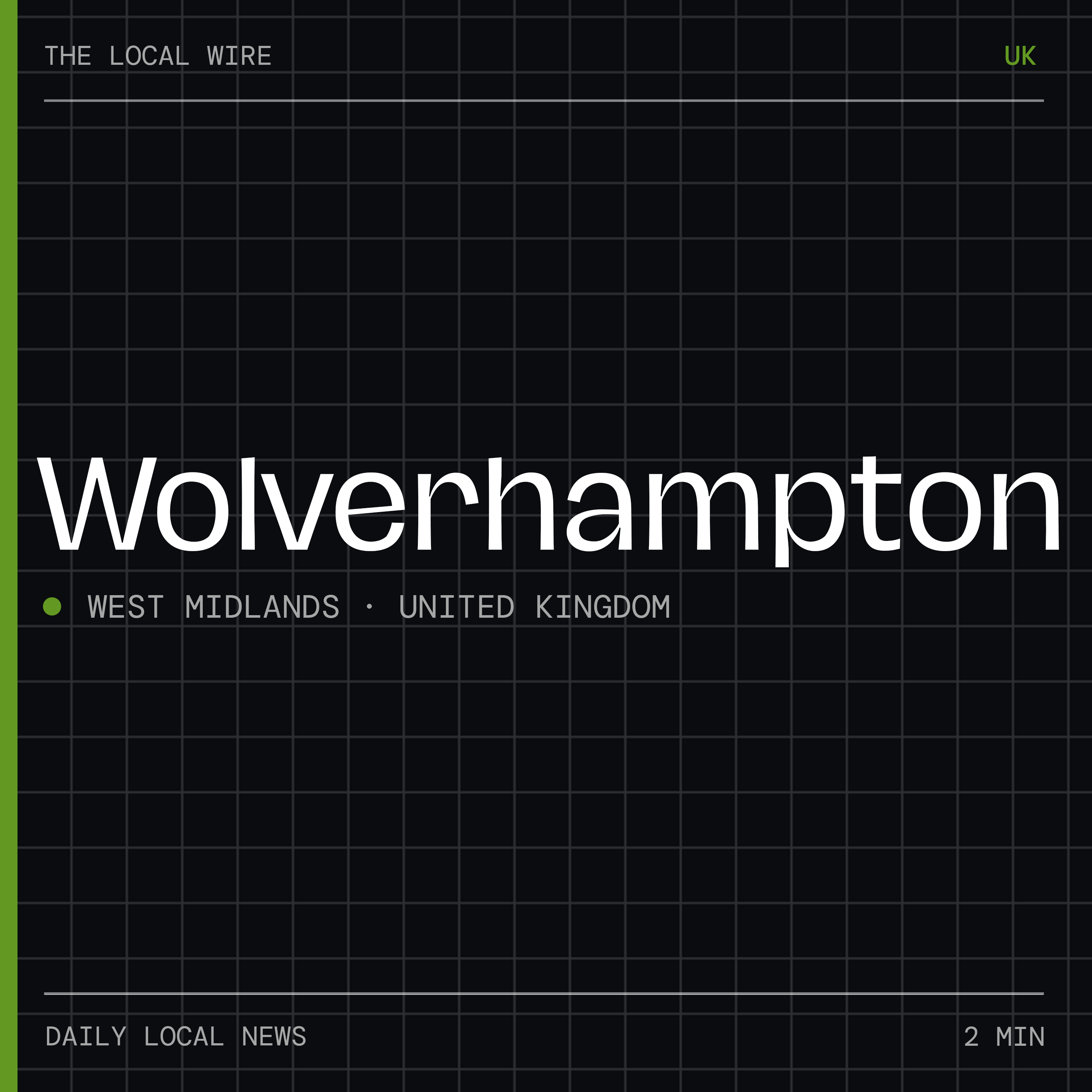 Wolverhampton News Today | 2 Min | The Local Wire