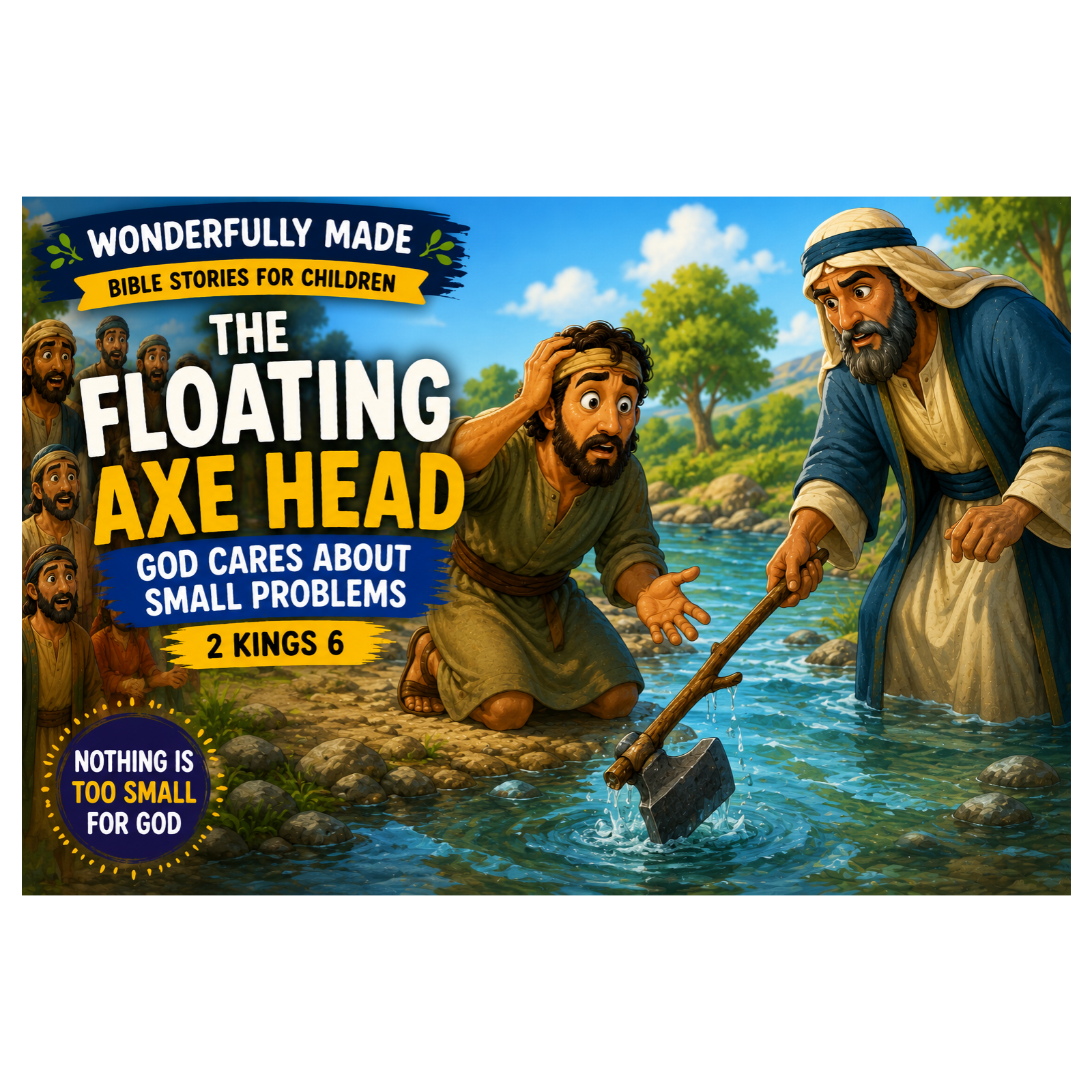 The Borrowed Axe Head | Elisha's Floating Axe Miracle (2 Kings 6) | Bible Story for Kids episode artwork