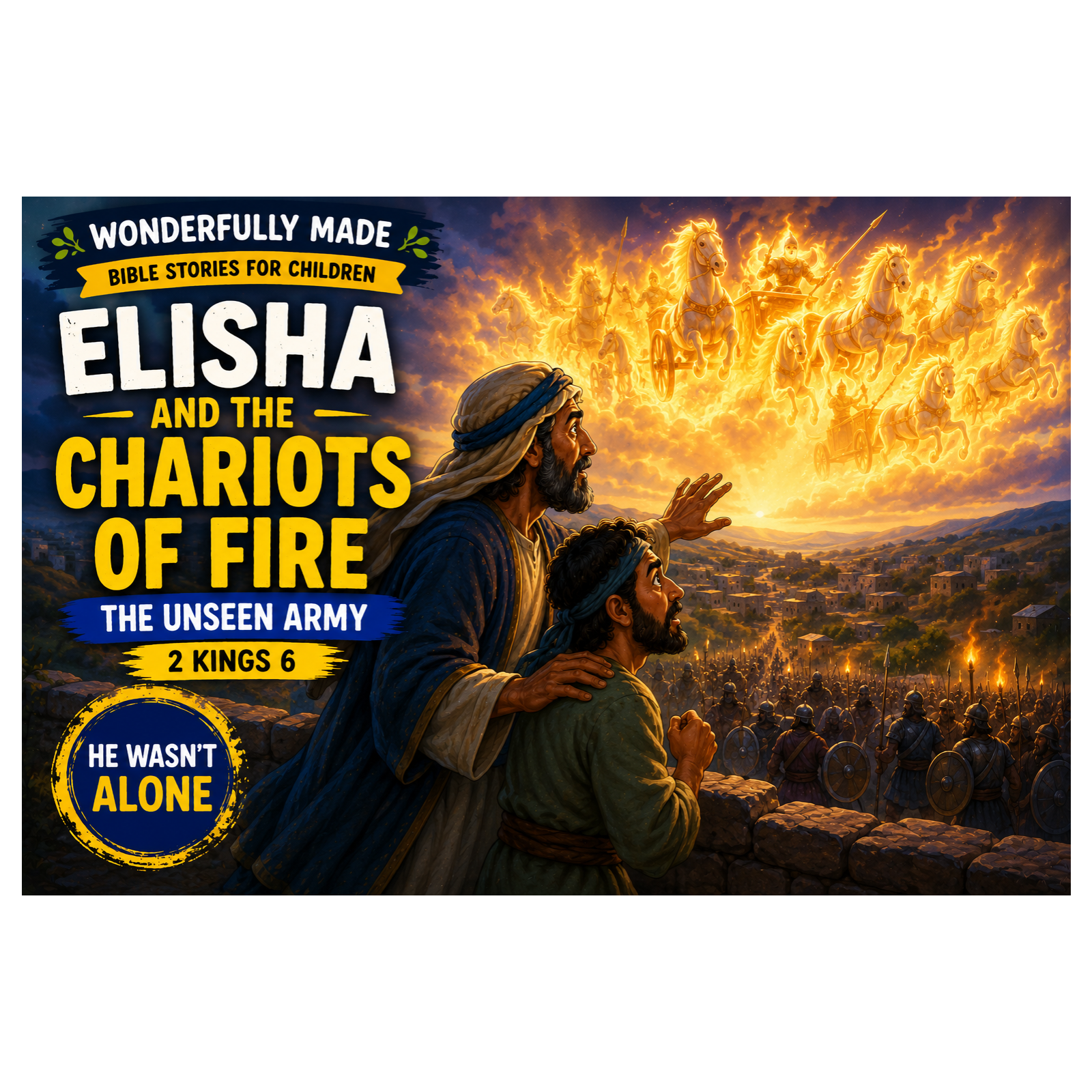 Elisha and the Chariots of Fire | The Unseen Army (2 Kings 6) | Bible Story for Kids episode artwork