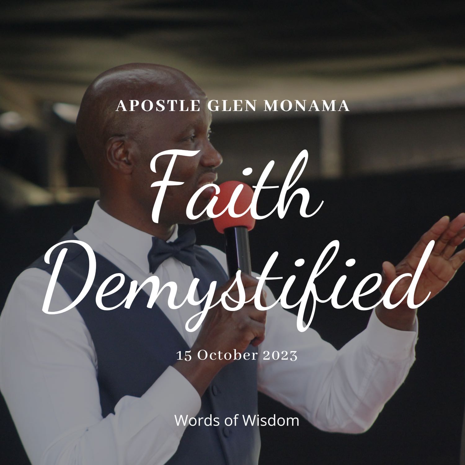 "Faith Demystified" [Sunday Service - 15 October 2023]  episode artwork