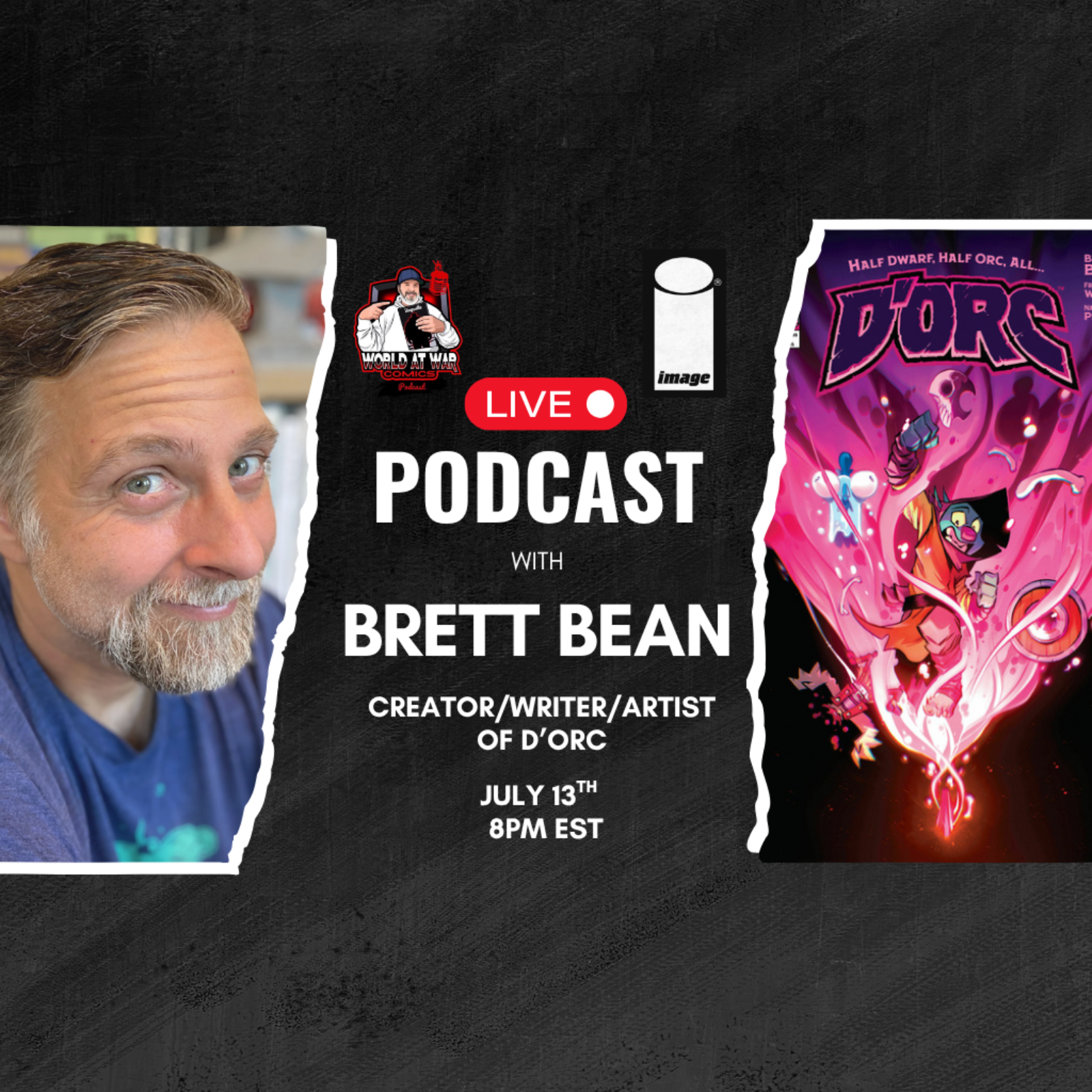 Brett Bean talks the crazy popularity of D'ORC!! episode artwork