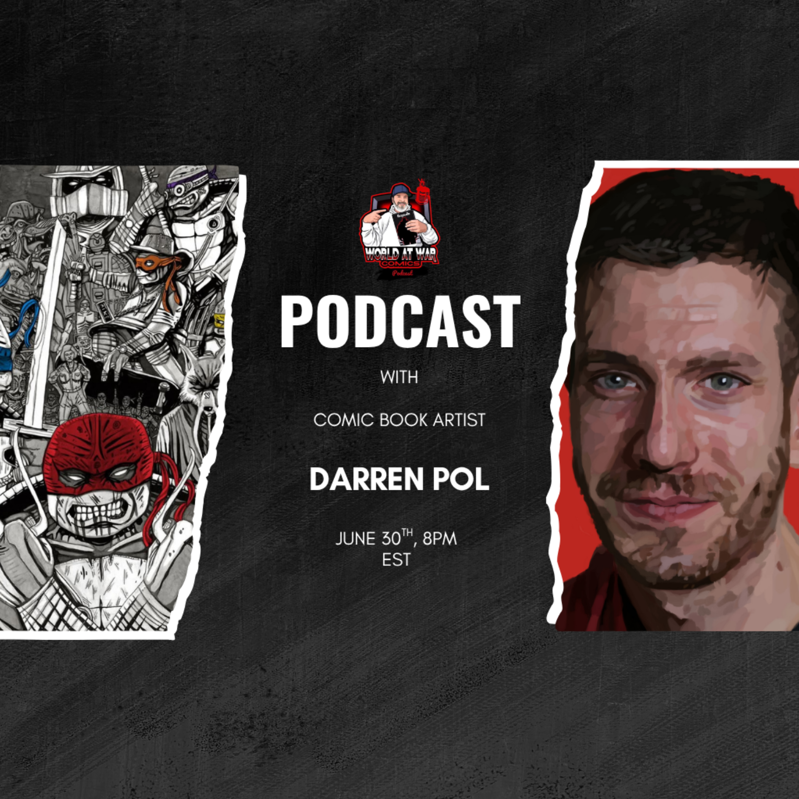 Comic Book Artist Darren Pol Joins Me! episode artwork