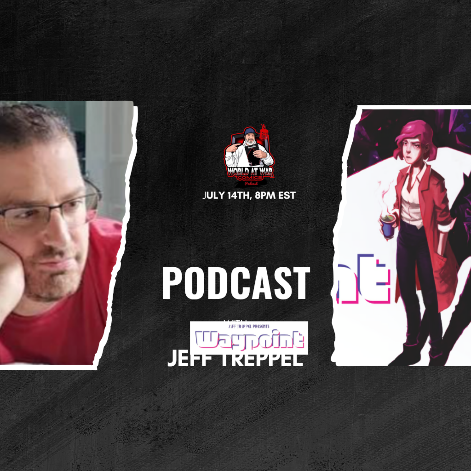 Creator-writer and music journalist Jeff Treppel talks Waypoint, his first graphic novel! episode artwork