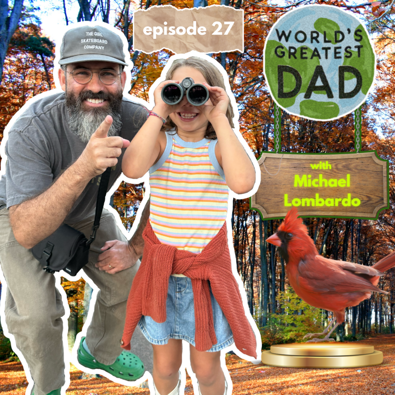Binoculars, Beards, and Big Fatherhood Questions with Birding Expert Michael Lombardo