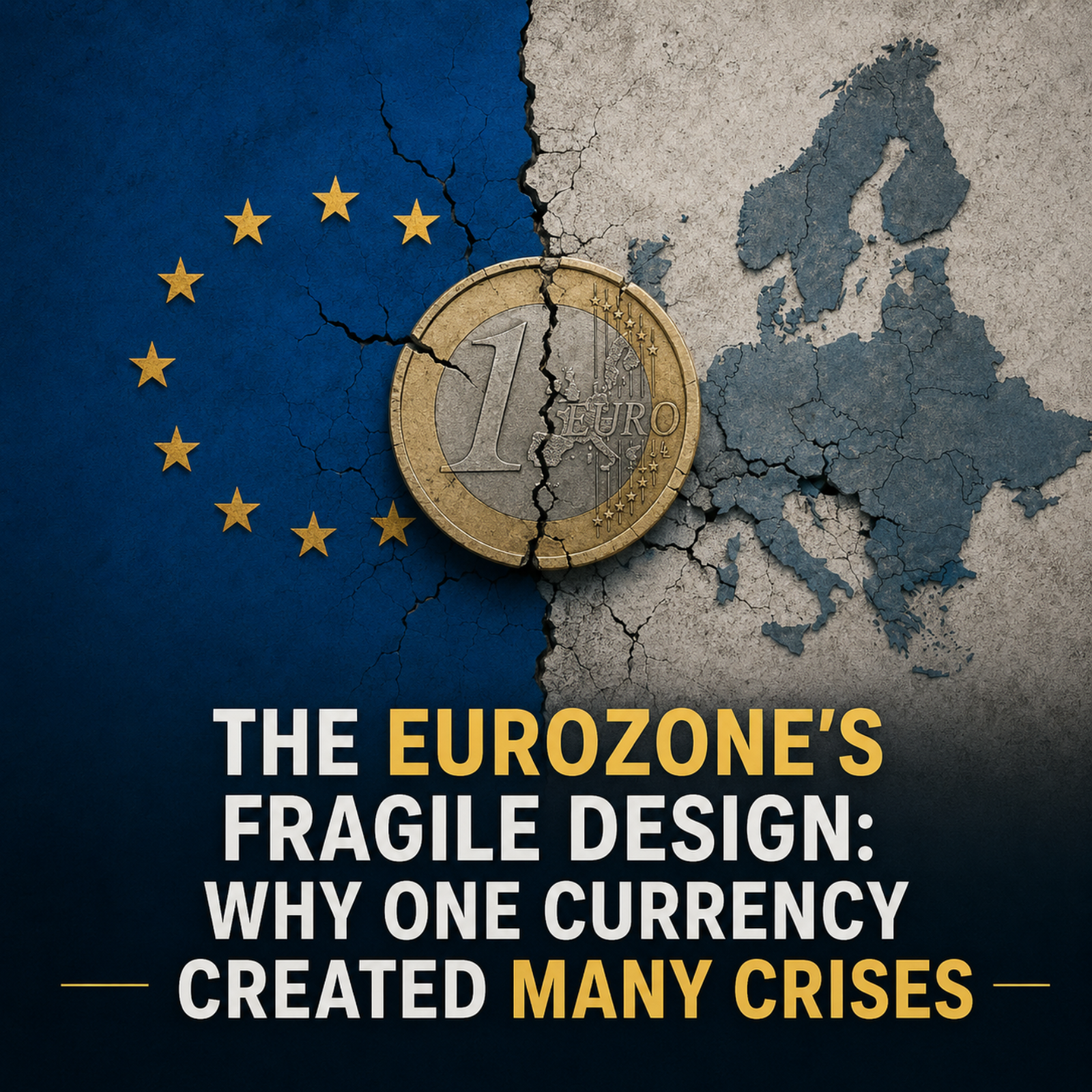 The Eurozone’s Fragile Design: Why One Currency Created Many Crises
