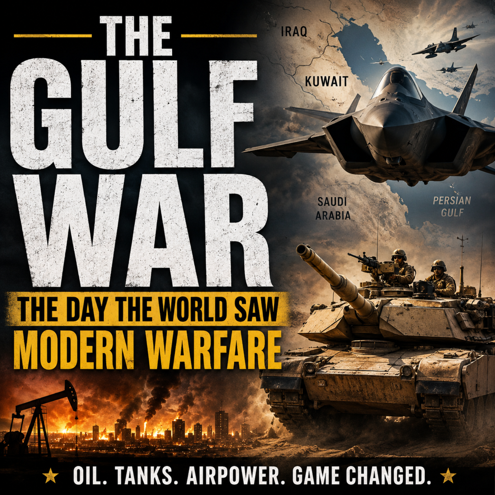 The Gulf War: The Day the World Saw Modern Warfare episode artwork