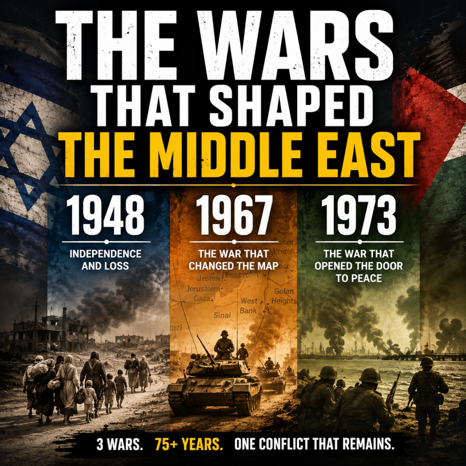 The Arab–Israeli Wars: How 1948, 1967, and 1973 Still Shape the Middle East episode artwork