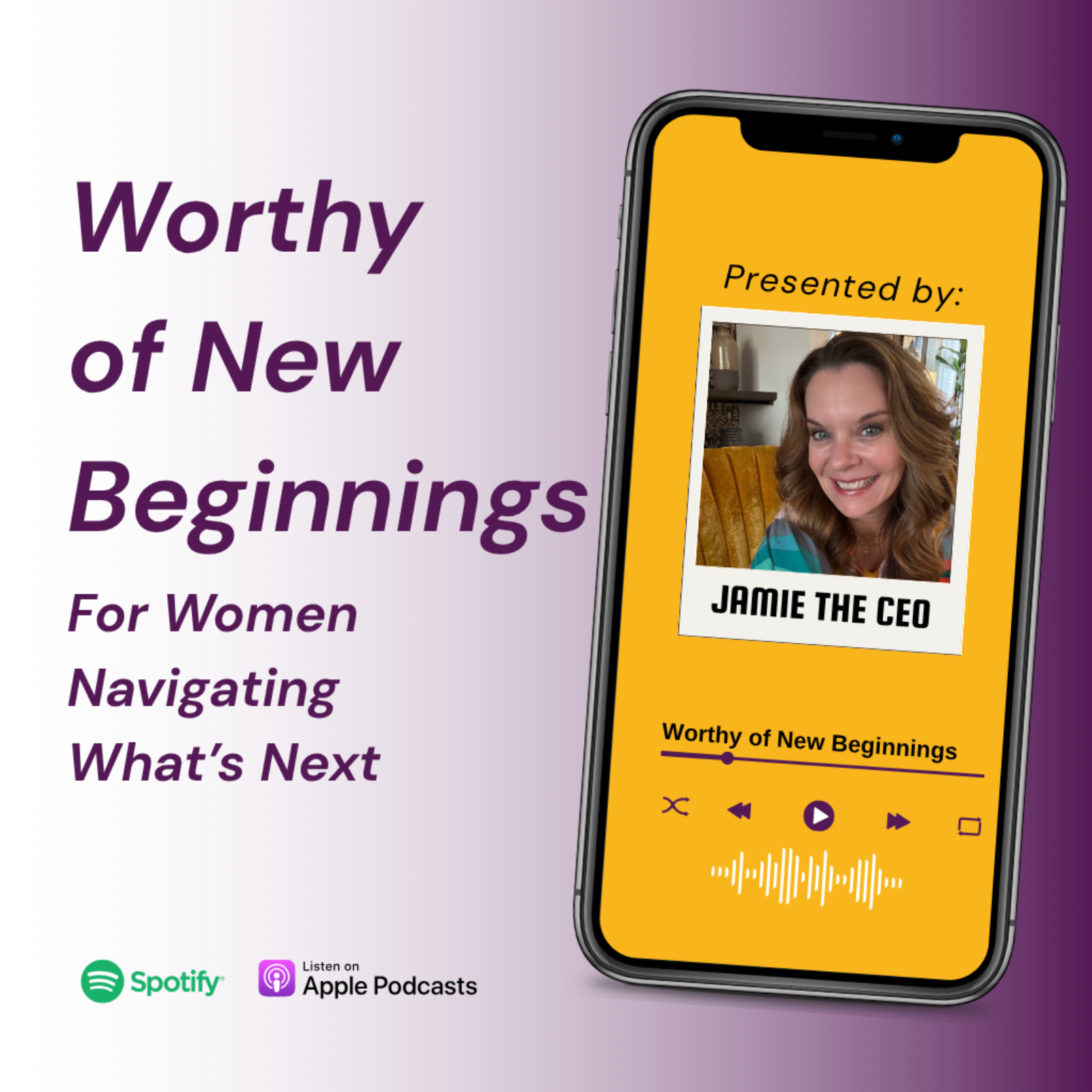 Worthy of New Beginnings podcast artwork