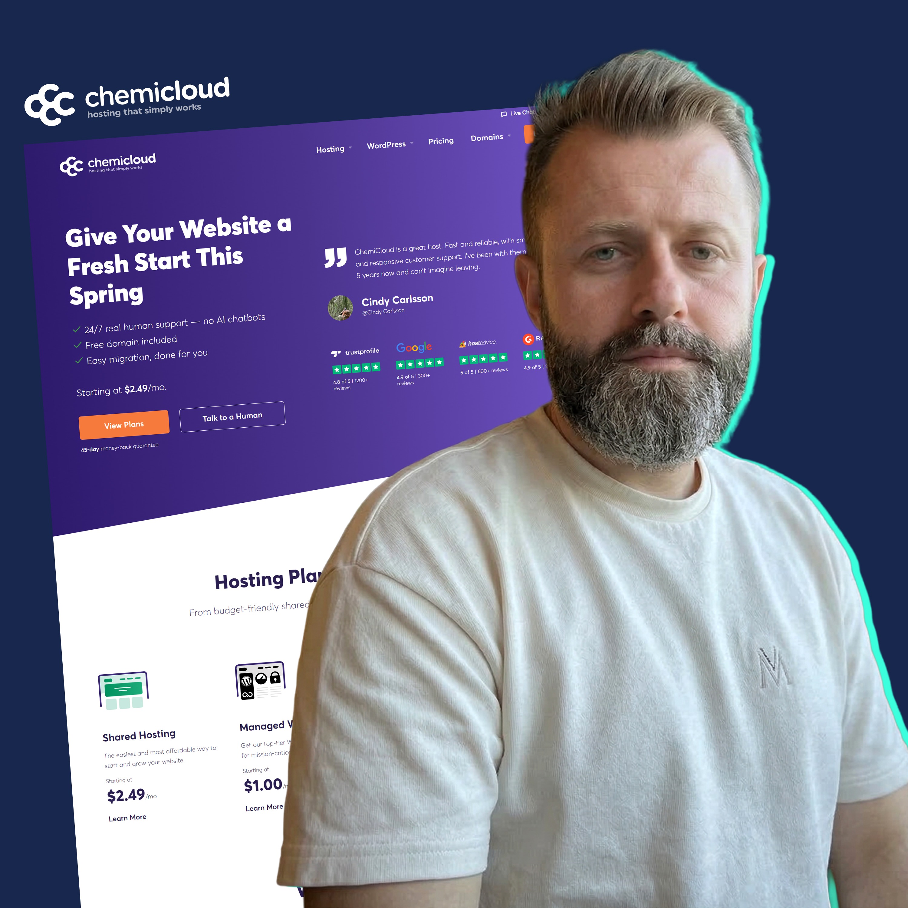Dragos Boroianu, Chief Business Officer at ChemiCloud, on Hosting Reliability and Support | E125 episode artwork