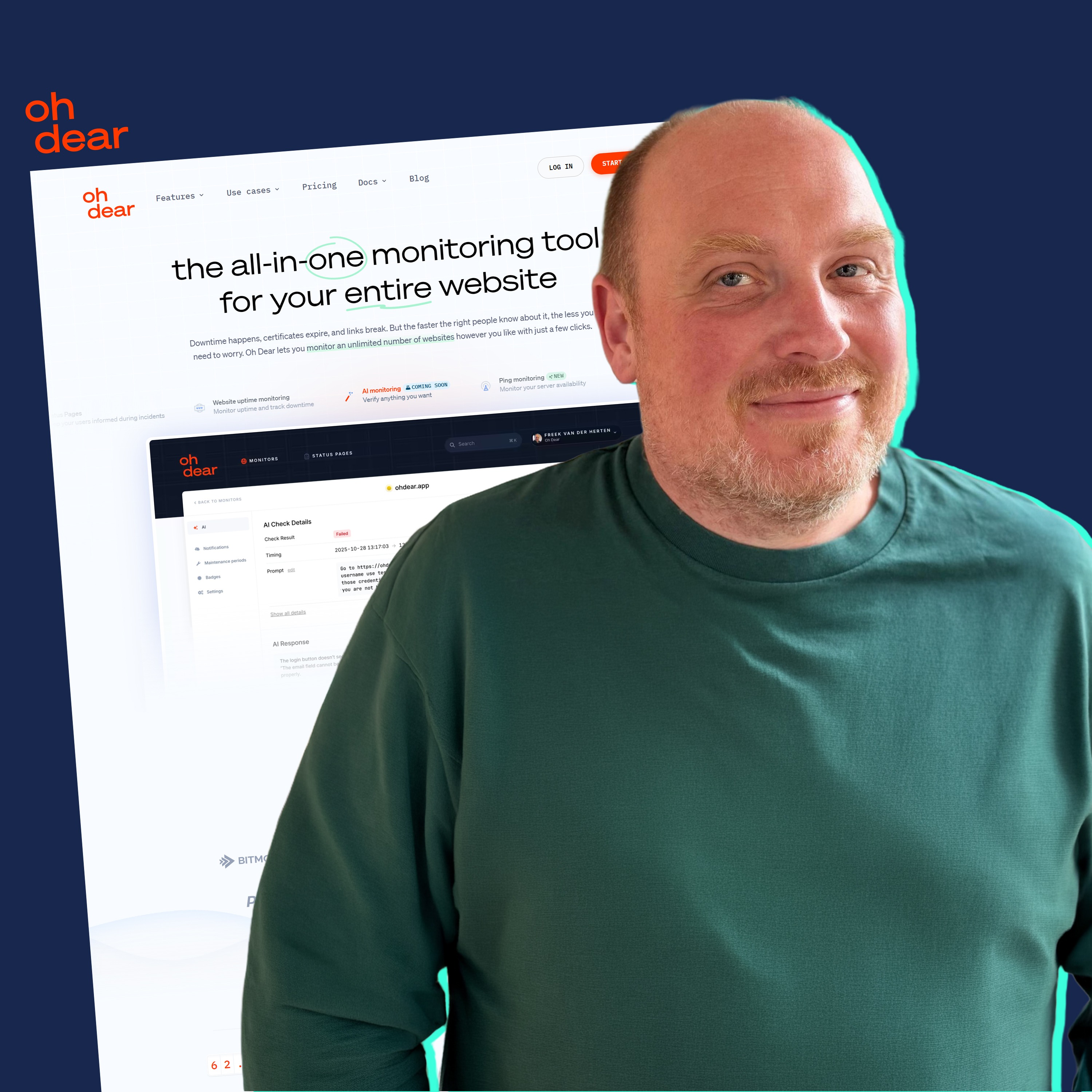 Freek Van der Herten, Co-founder of Oh Dear, on Laravel, Monitoring, and AI | E133 episode artwork