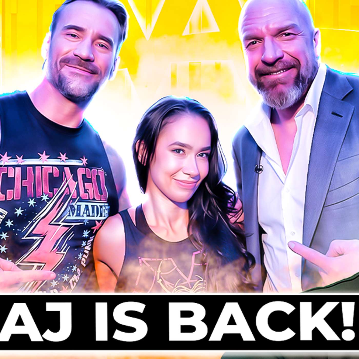 AJ LEE AND CM PUNK IN WWE?! NEVER SAY NEVER! WWE HOT TAKES episode artwork