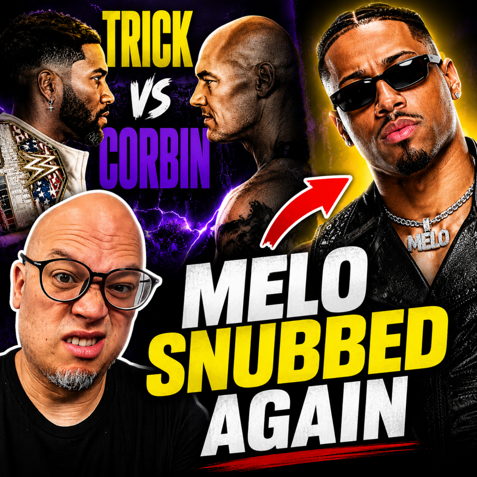 Trick vs Corbin Makes NO SENSE! Where's Carmelo?! episode artwork