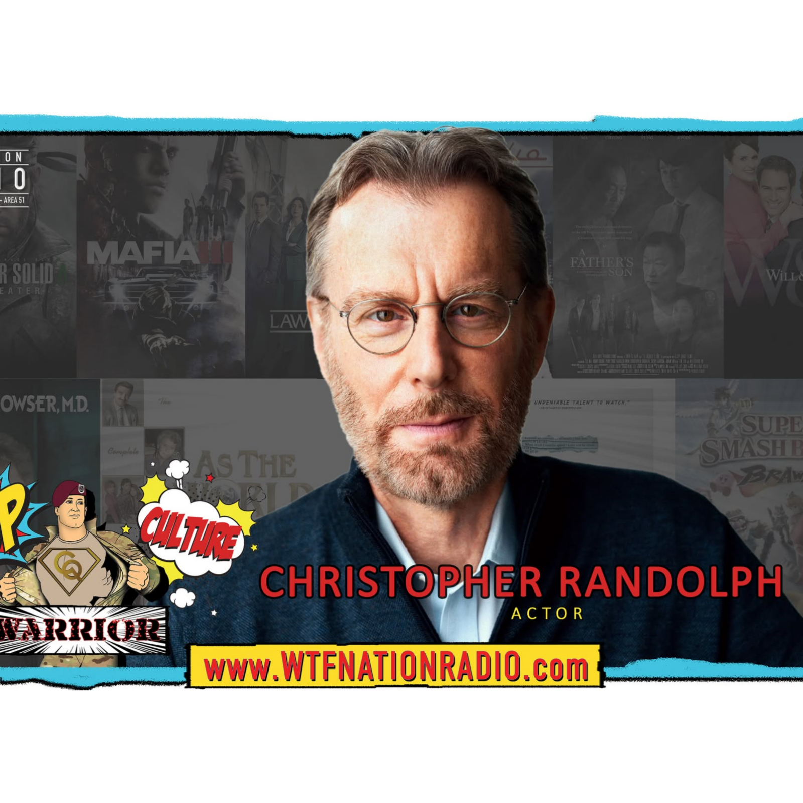 Pop Culture Warrior - Interview with special guest, Christopher Randolph! episode artwork