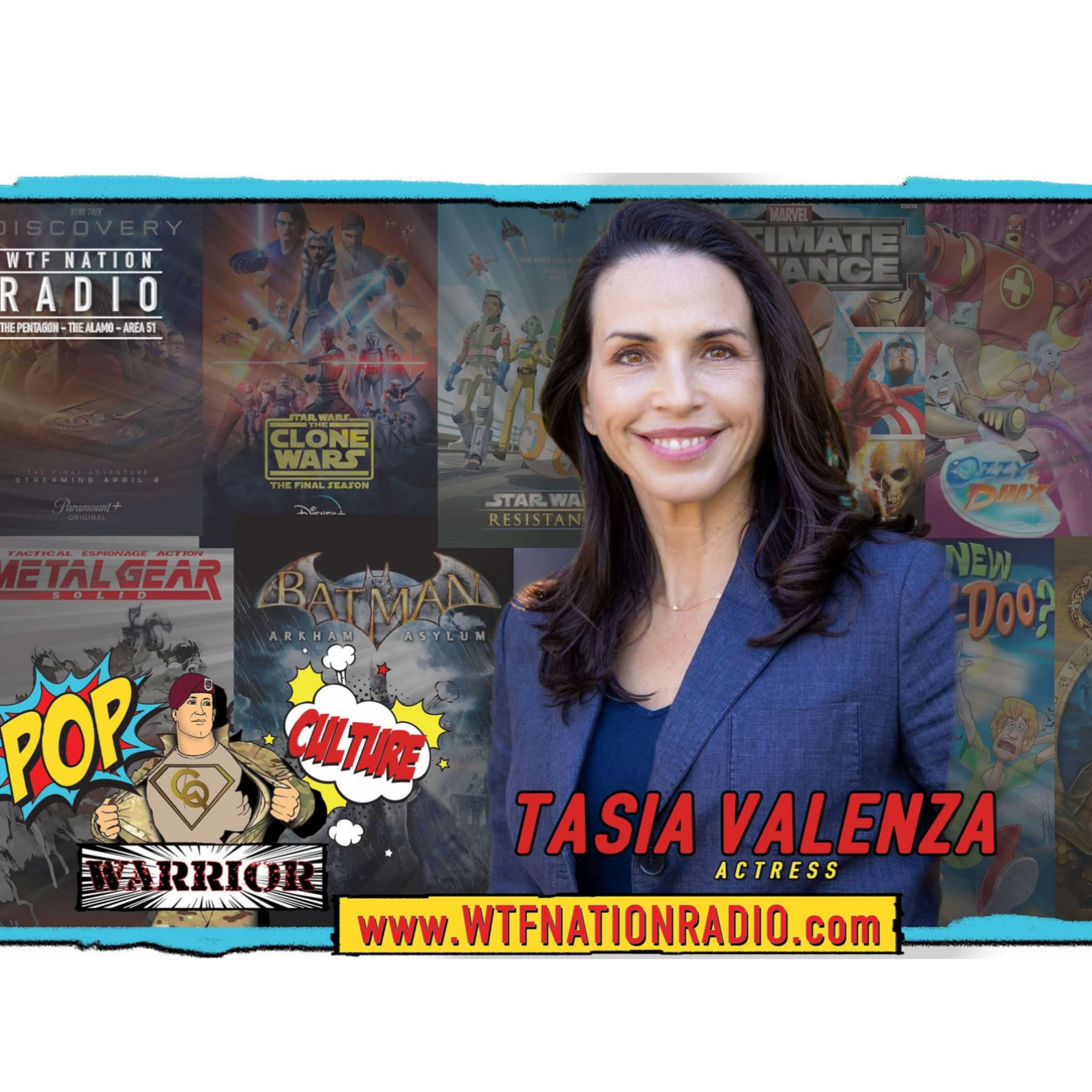 Pop Culture Warrior - Interview with special guest, MGS Sniper Wolf, Tasia Valenza! episode artwork